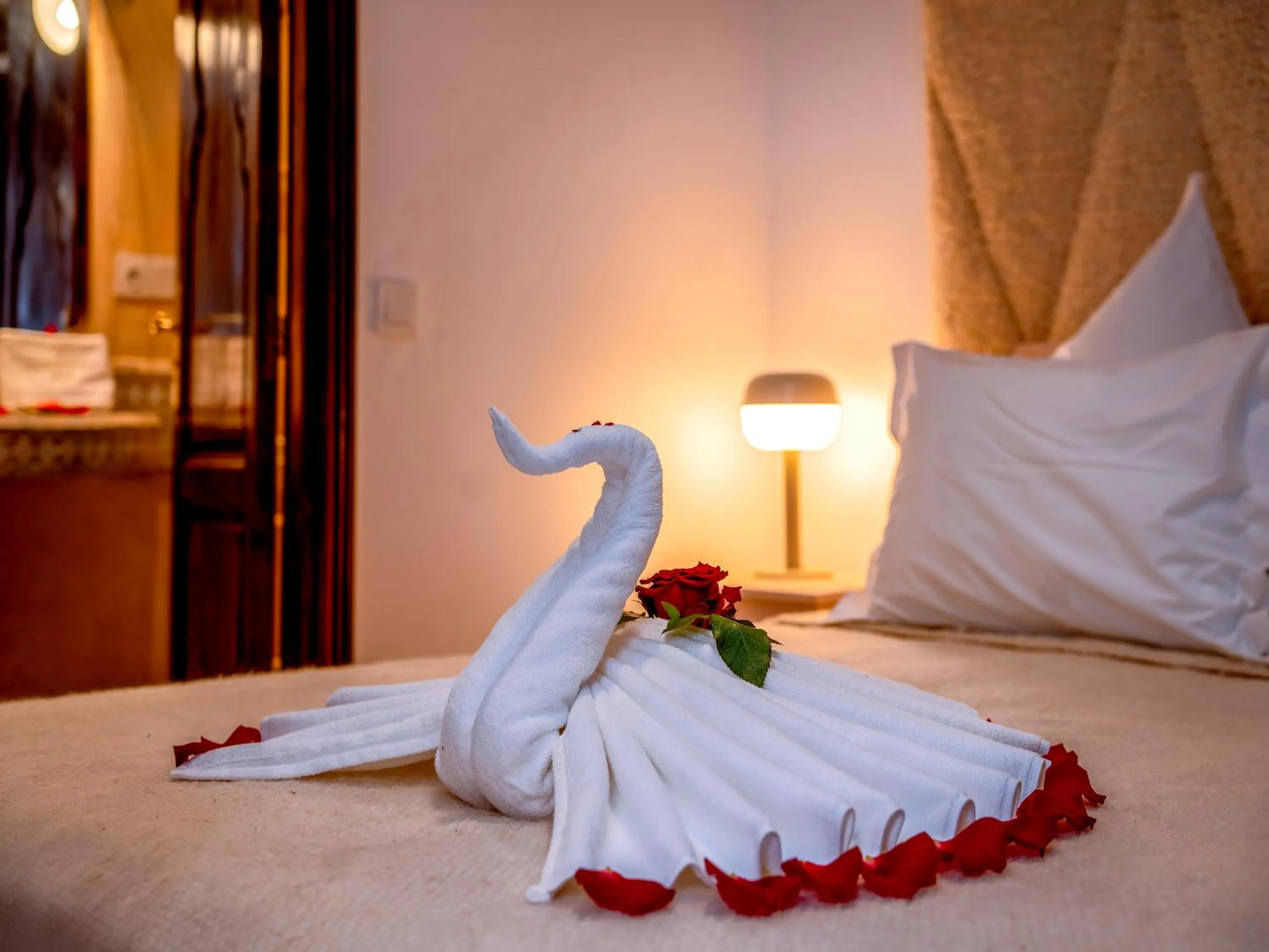 Bed in Kilimini Riad & SPA