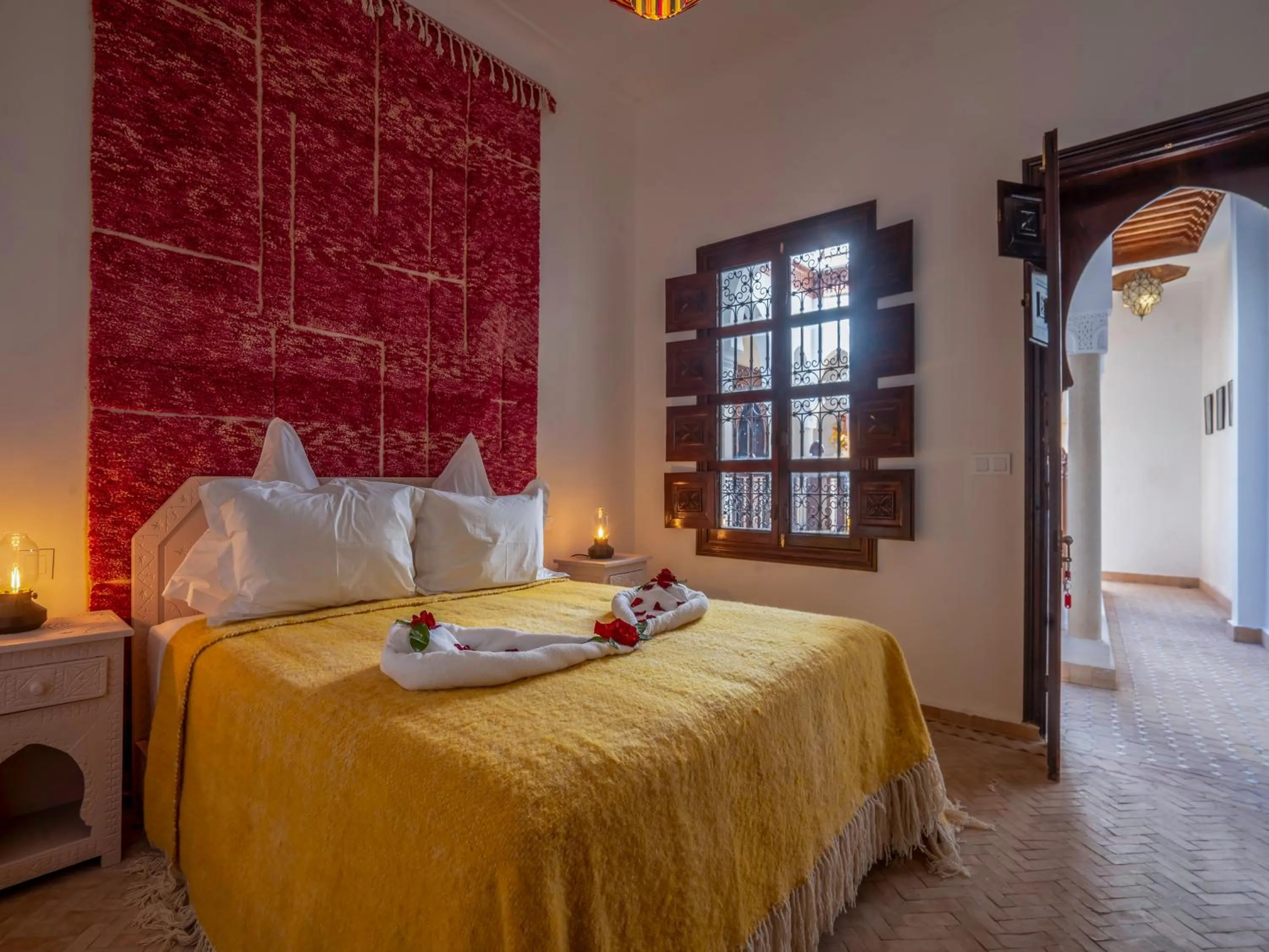 Bed in Kilimini Riad & SPA