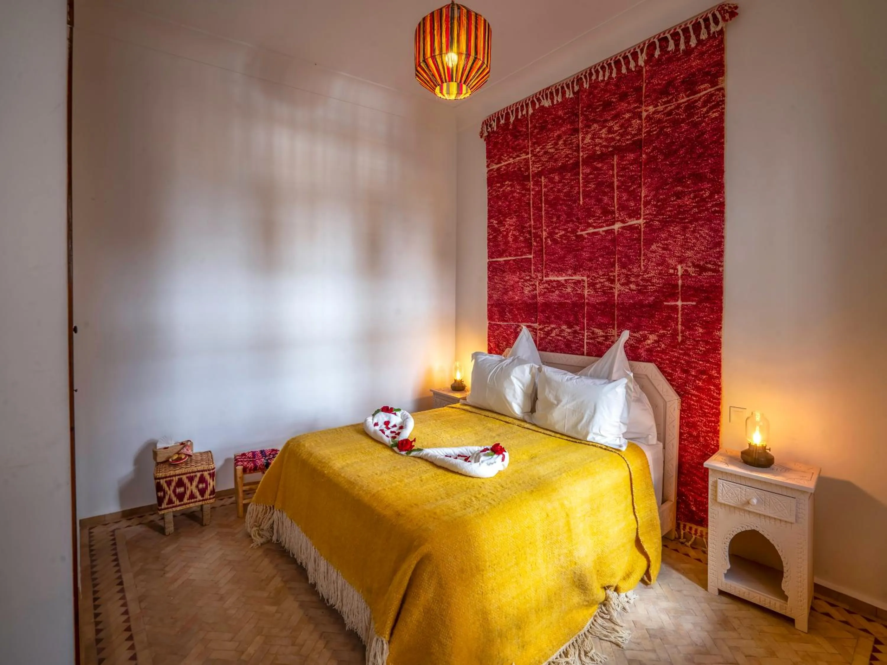 Bed in Kilimini Riad & SPA