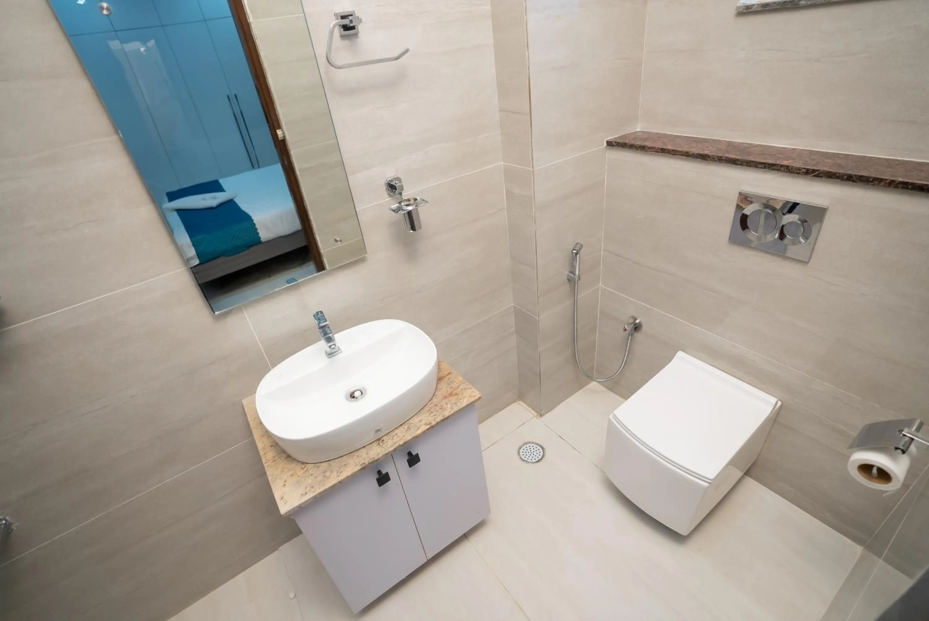 Bathroom in The Balcony Suites