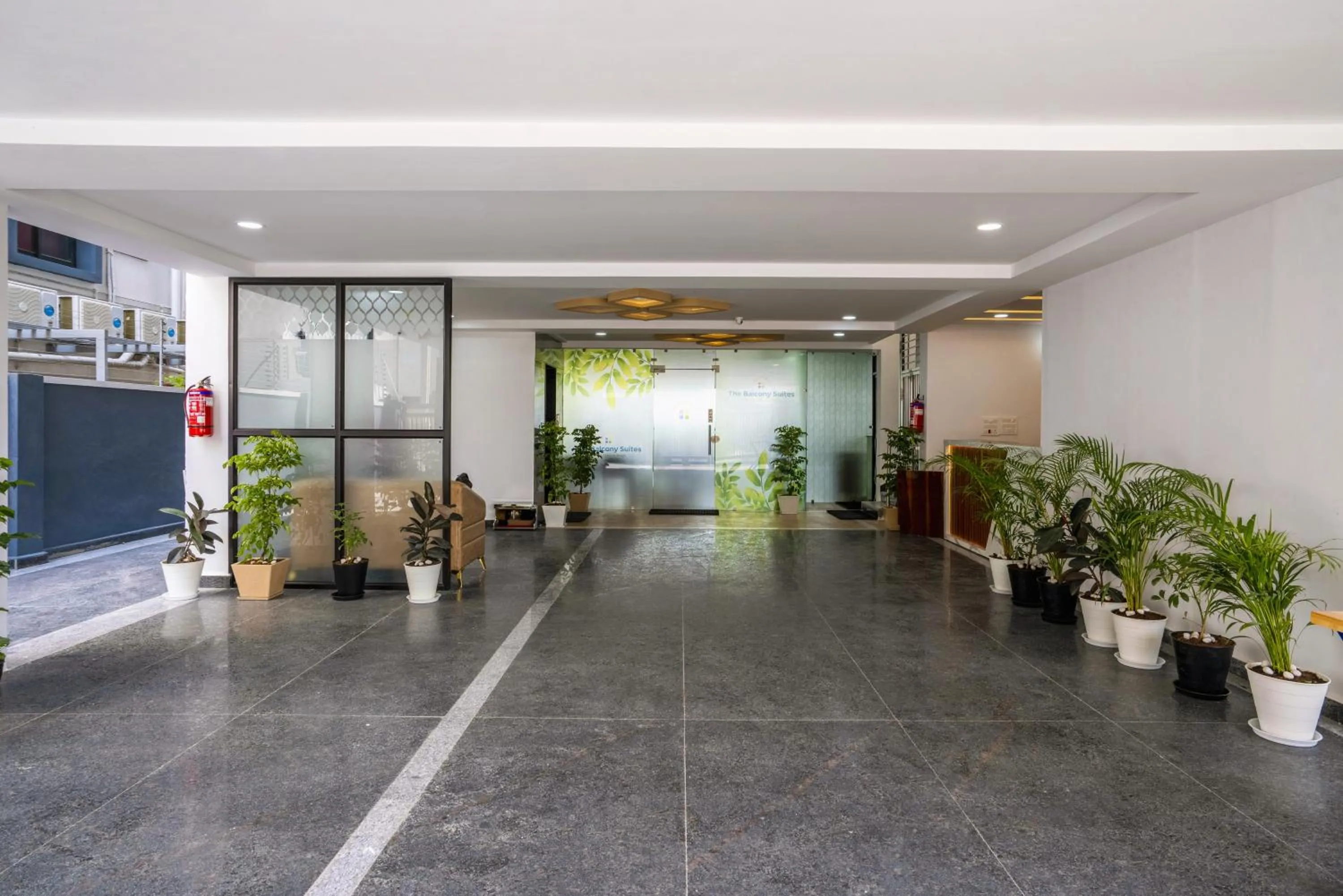 Lobby or reception in The Balcony Suites