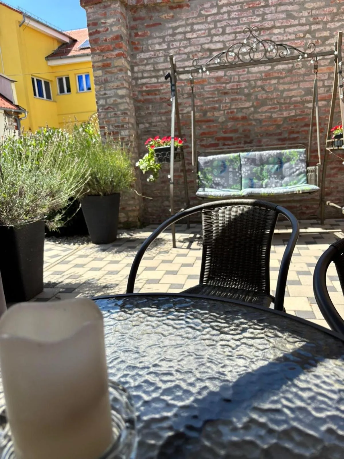 Property building in La Luna Petite Suite Deluxe Apartment with Pool & Jacuzzi, Bikes and Covered Parking