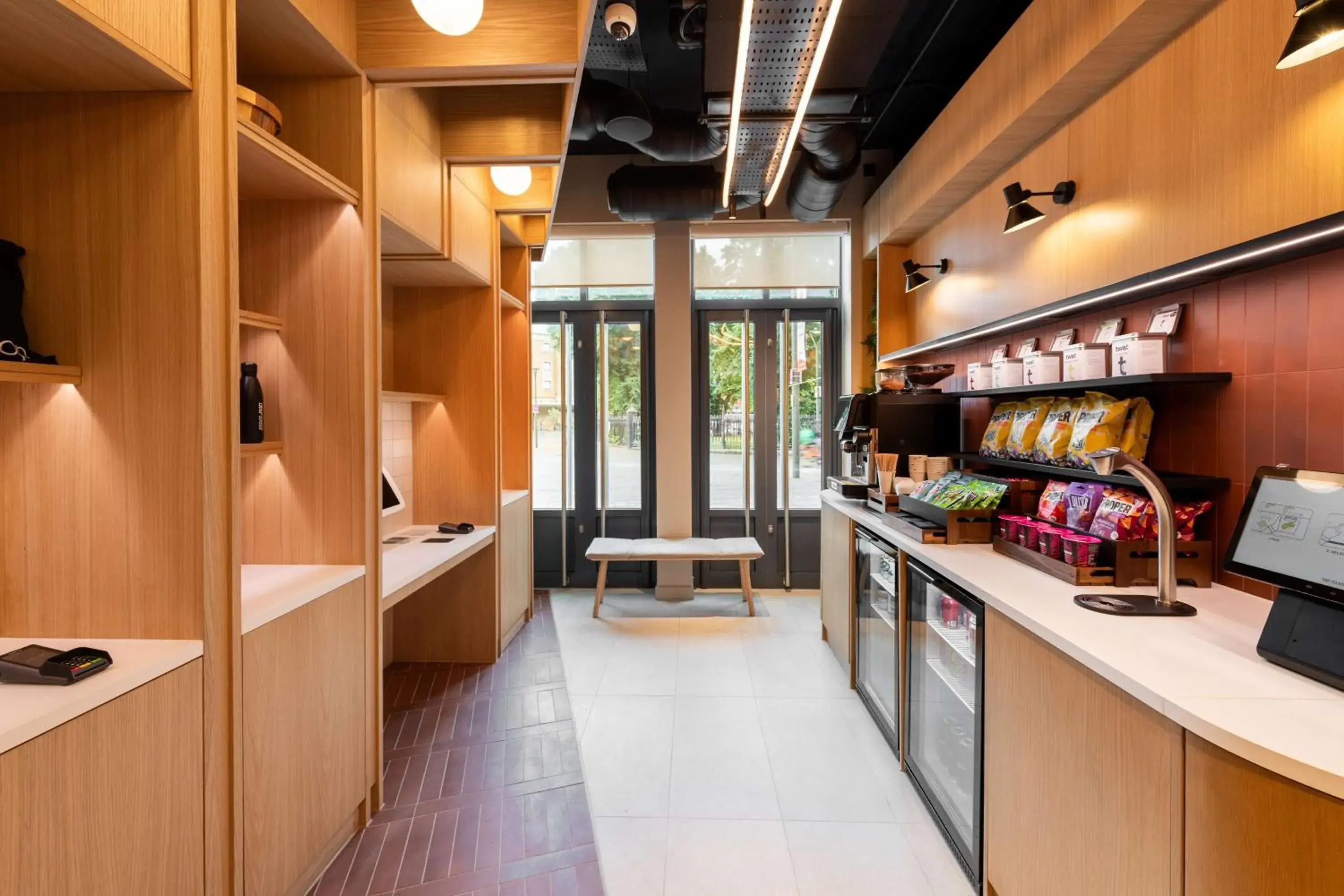 Lobby or reception in YOTELPAD London Stratford Lobby or reception in YOTELPAD London Stratford