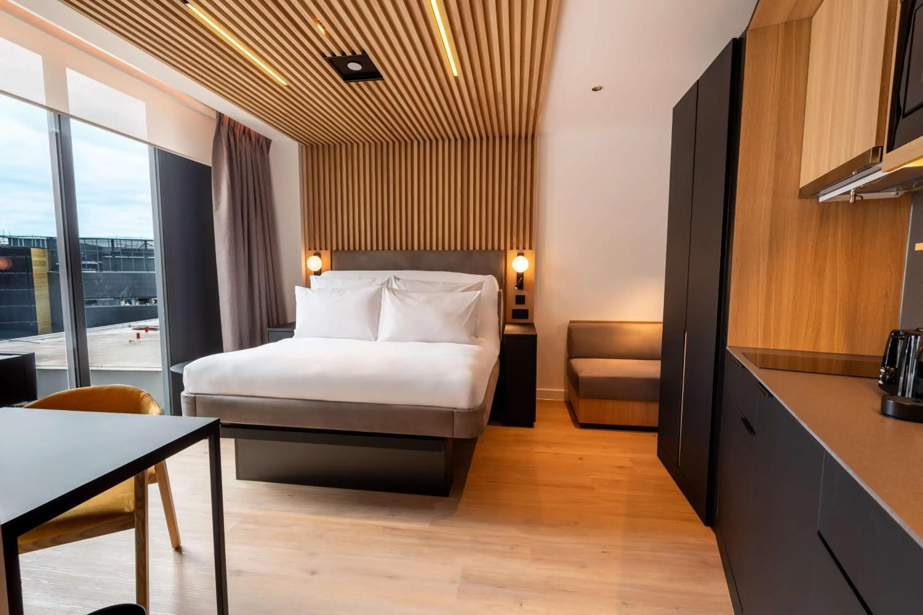 Bedroom, Bed in YOTELPAD London Stratford Bedroom, Bed in YOTELPAD London Stratford