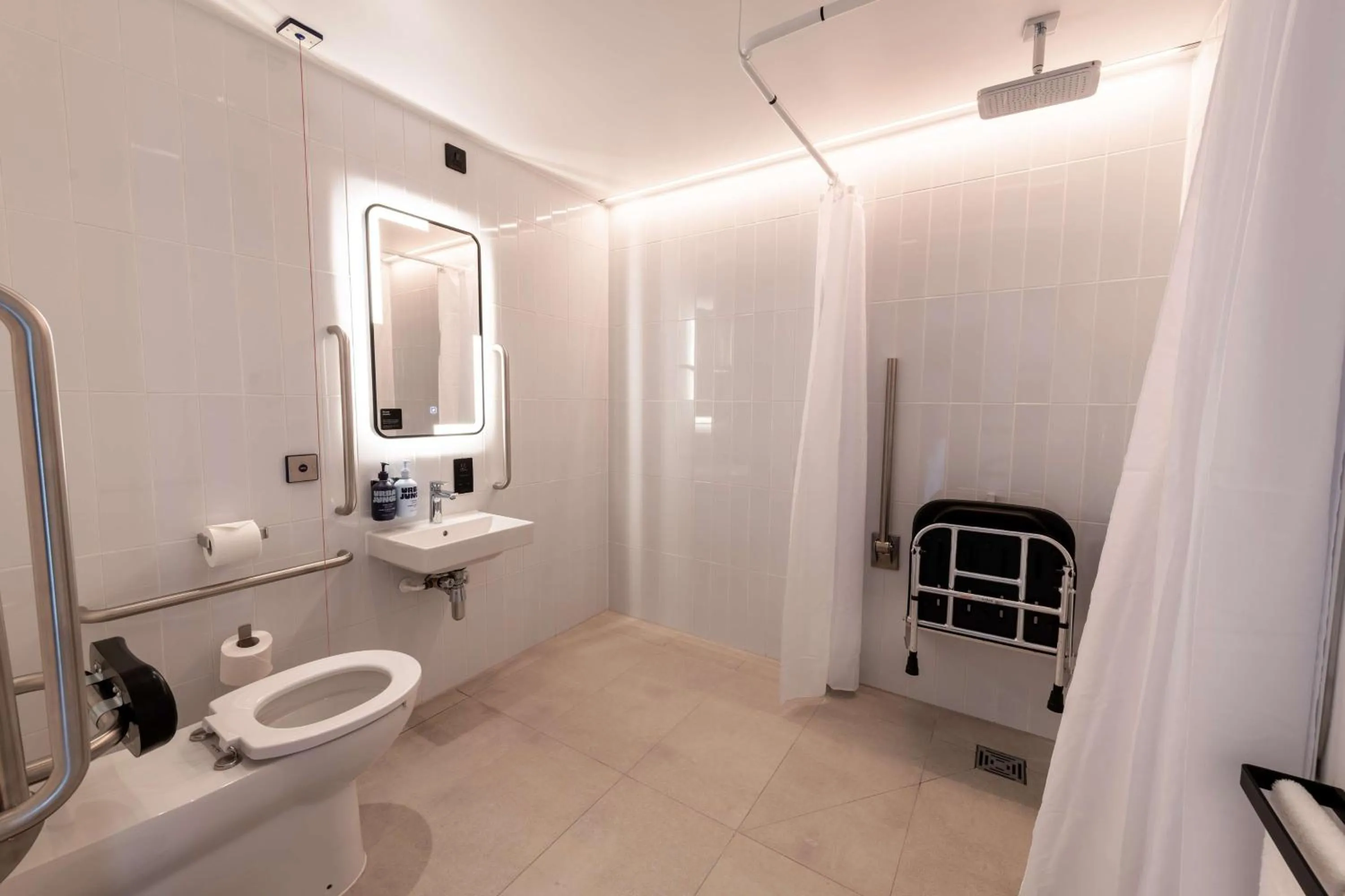 Bathroom in YOTELPAD London Stratford