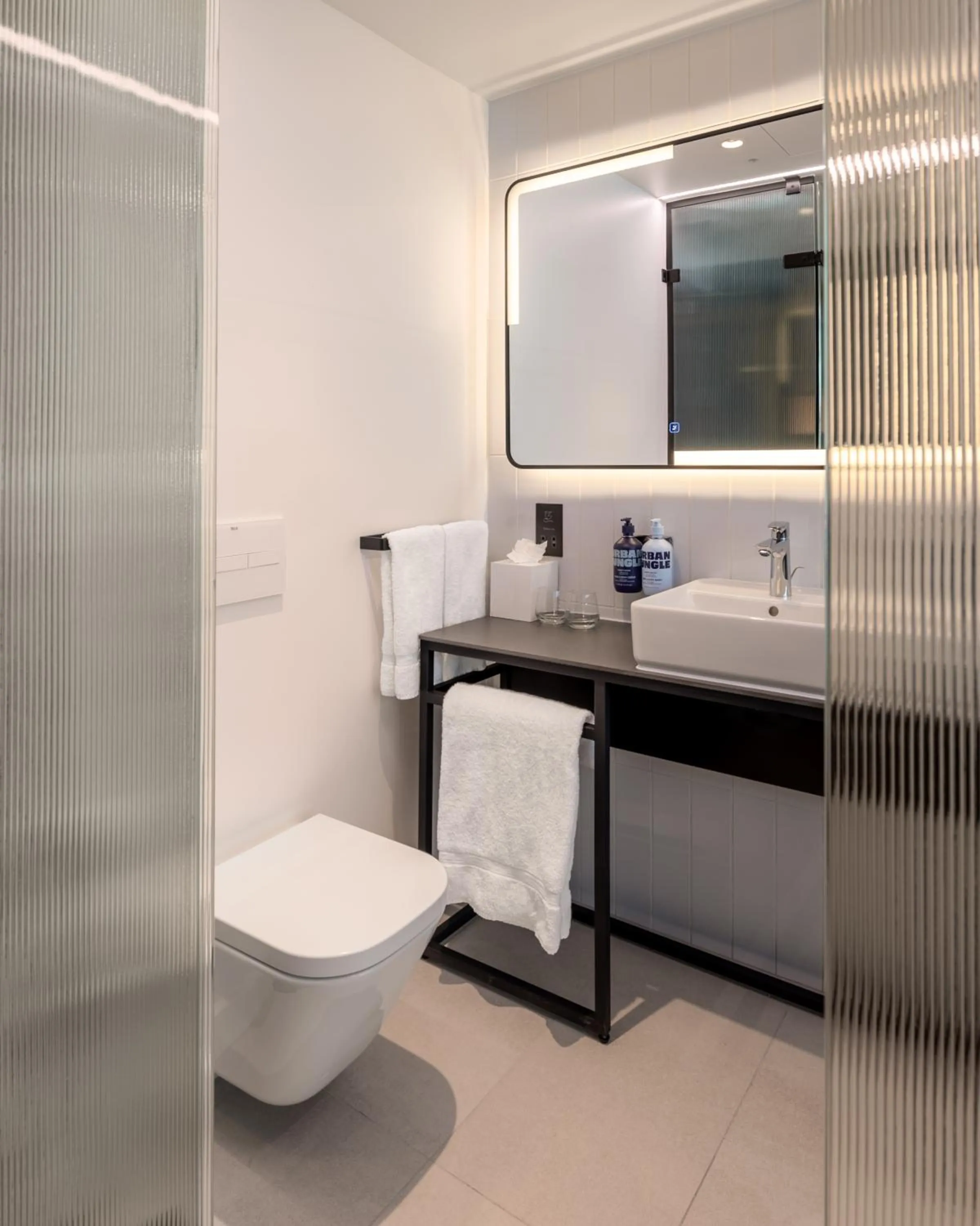 Bathroom in YOTELPAD London Stratford
