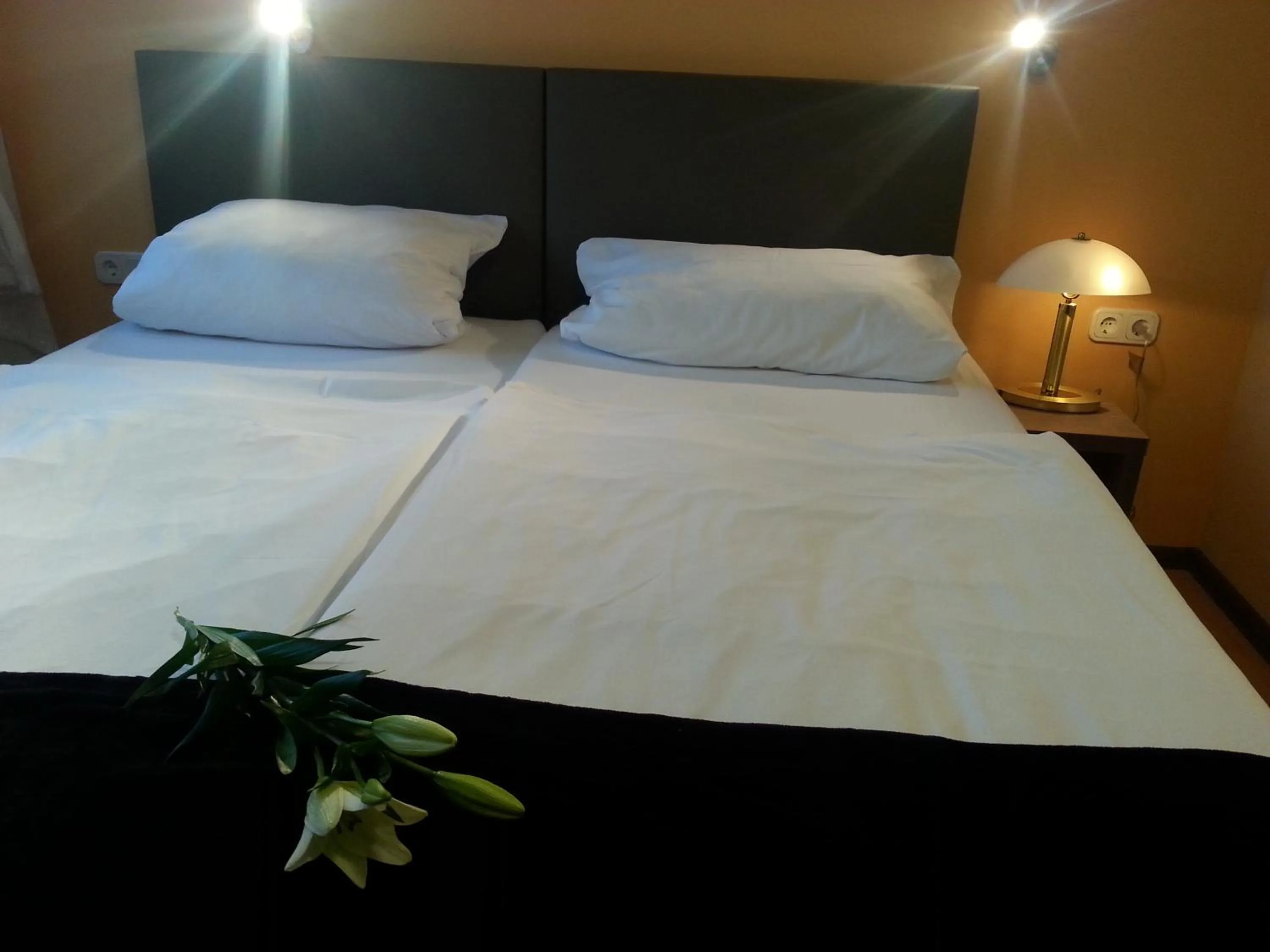 Bed in Hotel Zum Berggarten
