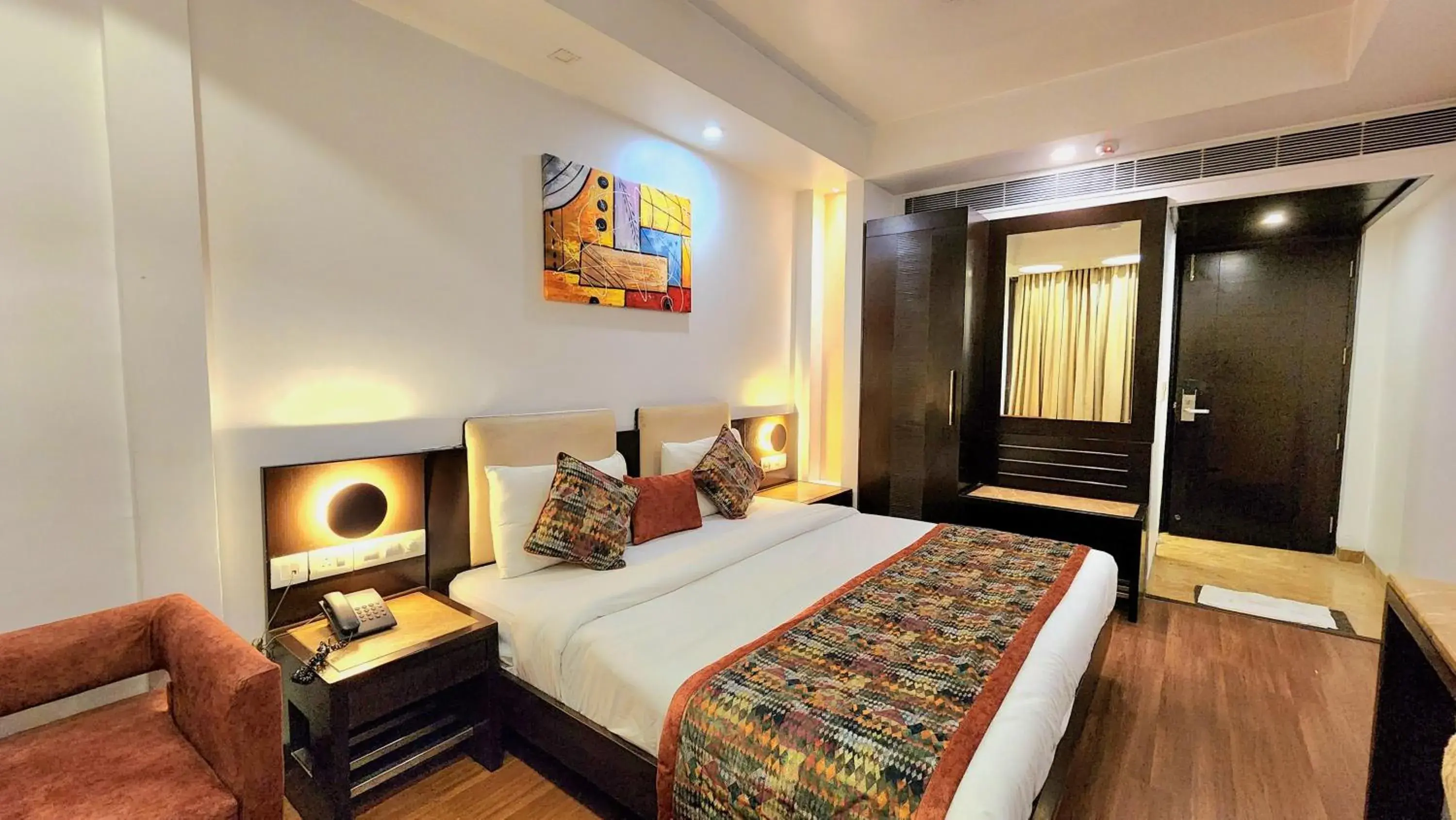 Bedroom, Bed in Hotel The Prime Balaji Deluxe, City Centre, With Free Airport Pickup Bedroom, Bed in Hotel The Prime Balaji Deluxe, City Centre, With Free Airport Pickup