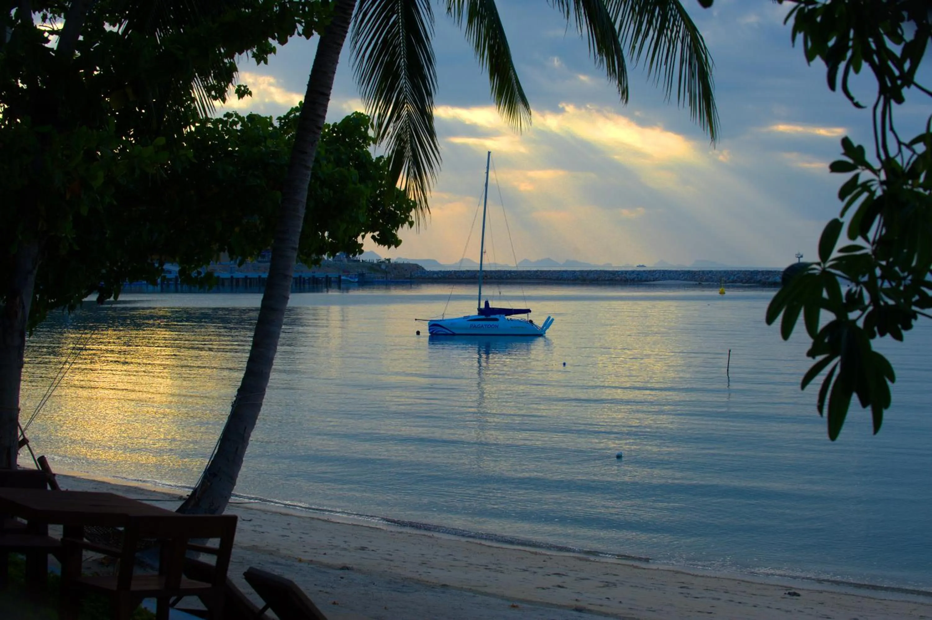 Beach in At Samui Haus