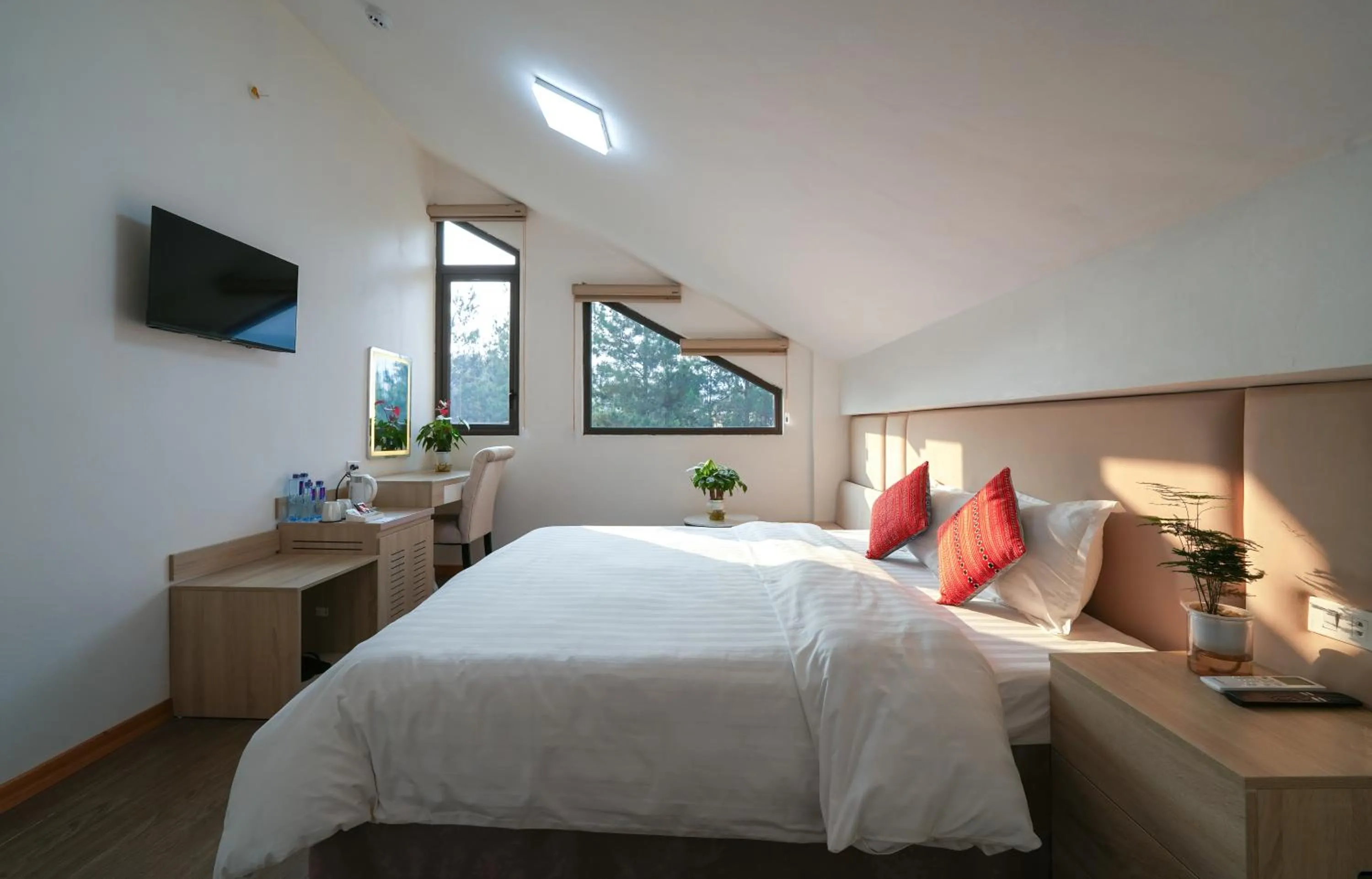 Bed in Cong Fu Hotel