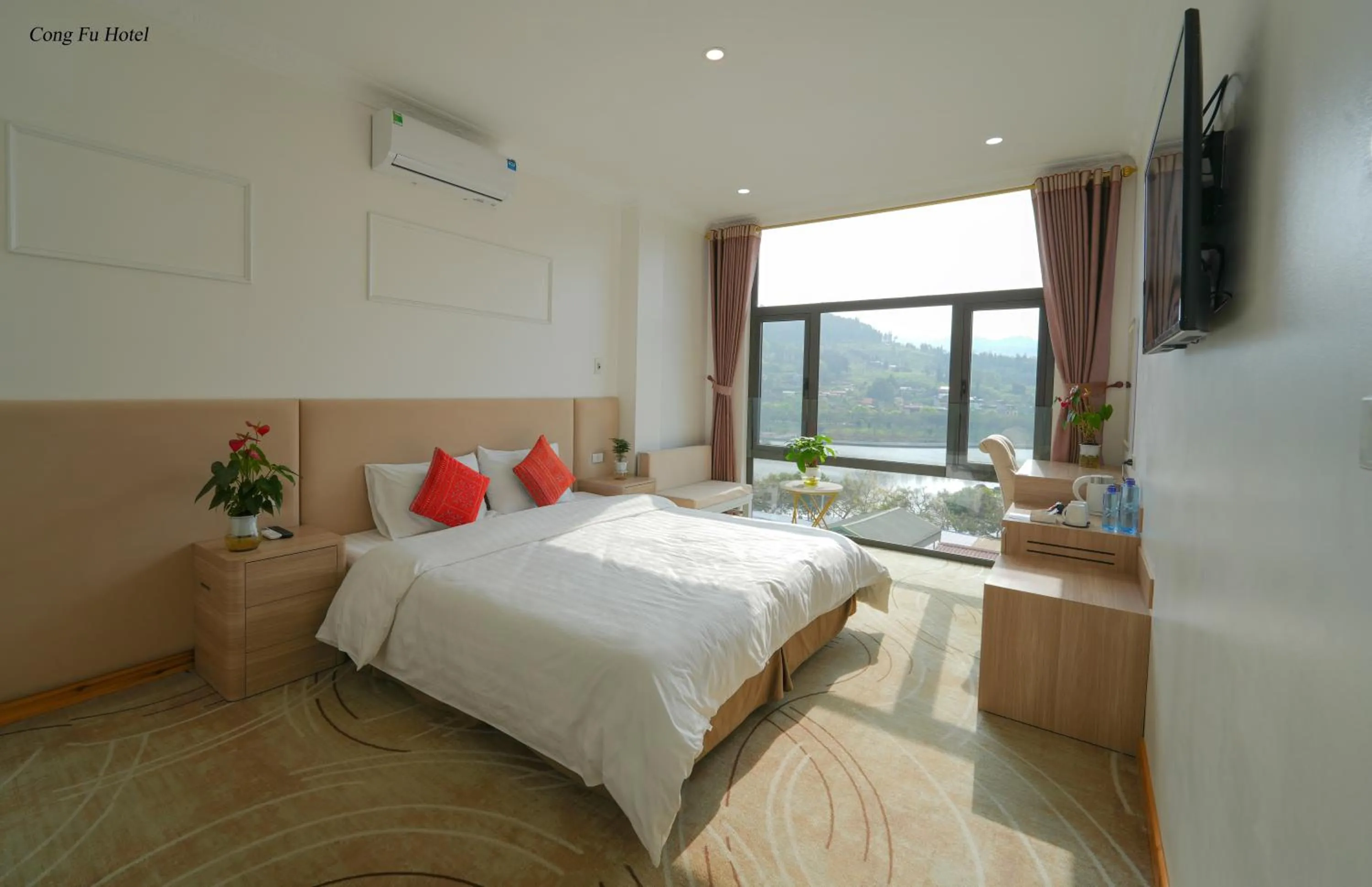 Bed in Cong Fu Hotel