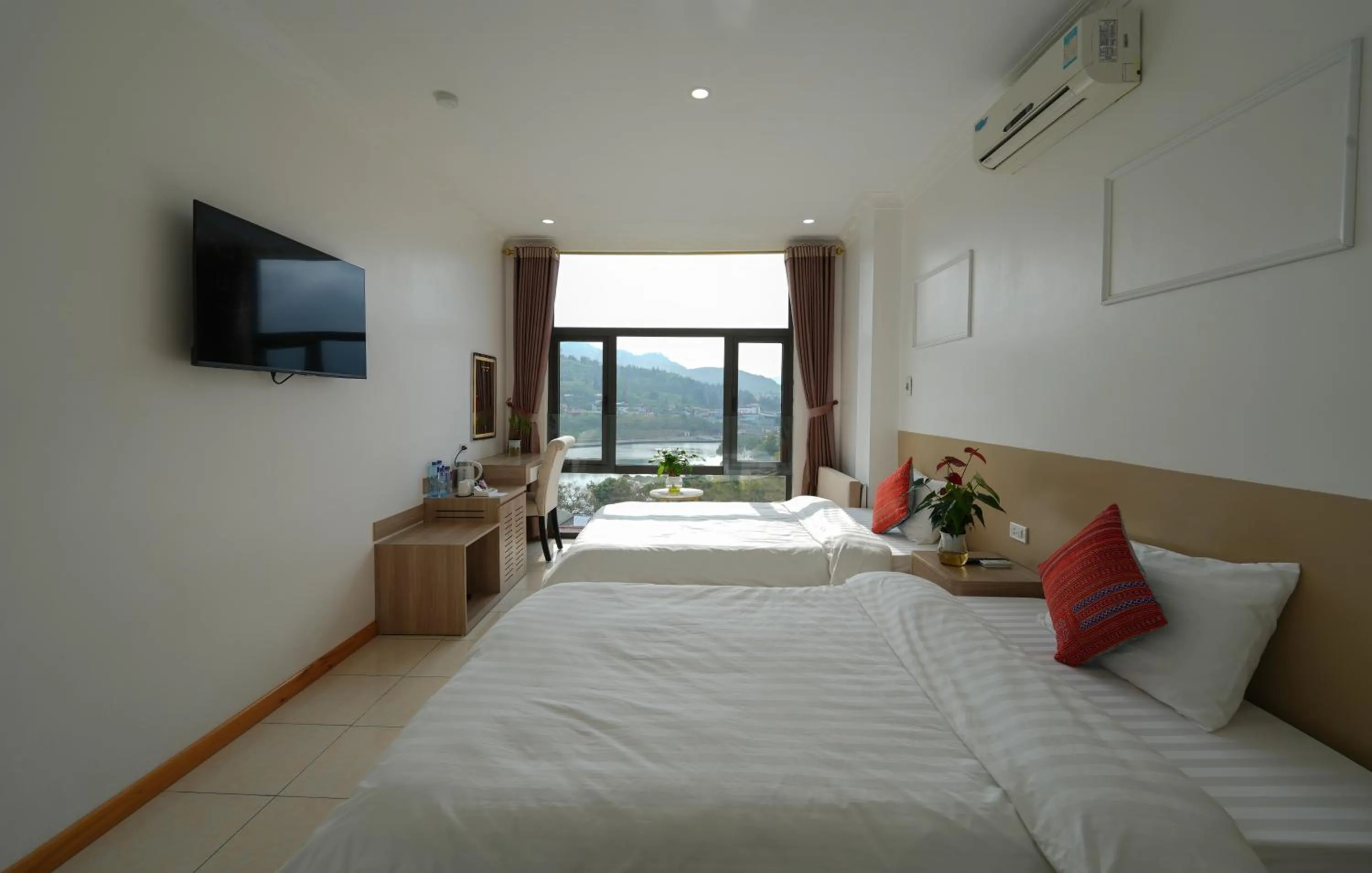 Bed in Cong Fu Hotel