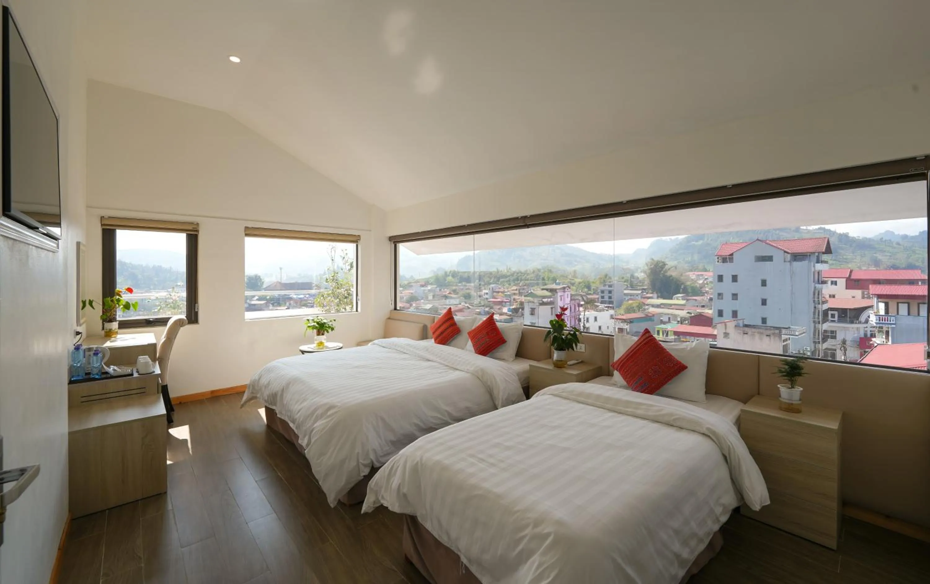 Bed in Cong Fu Hotel