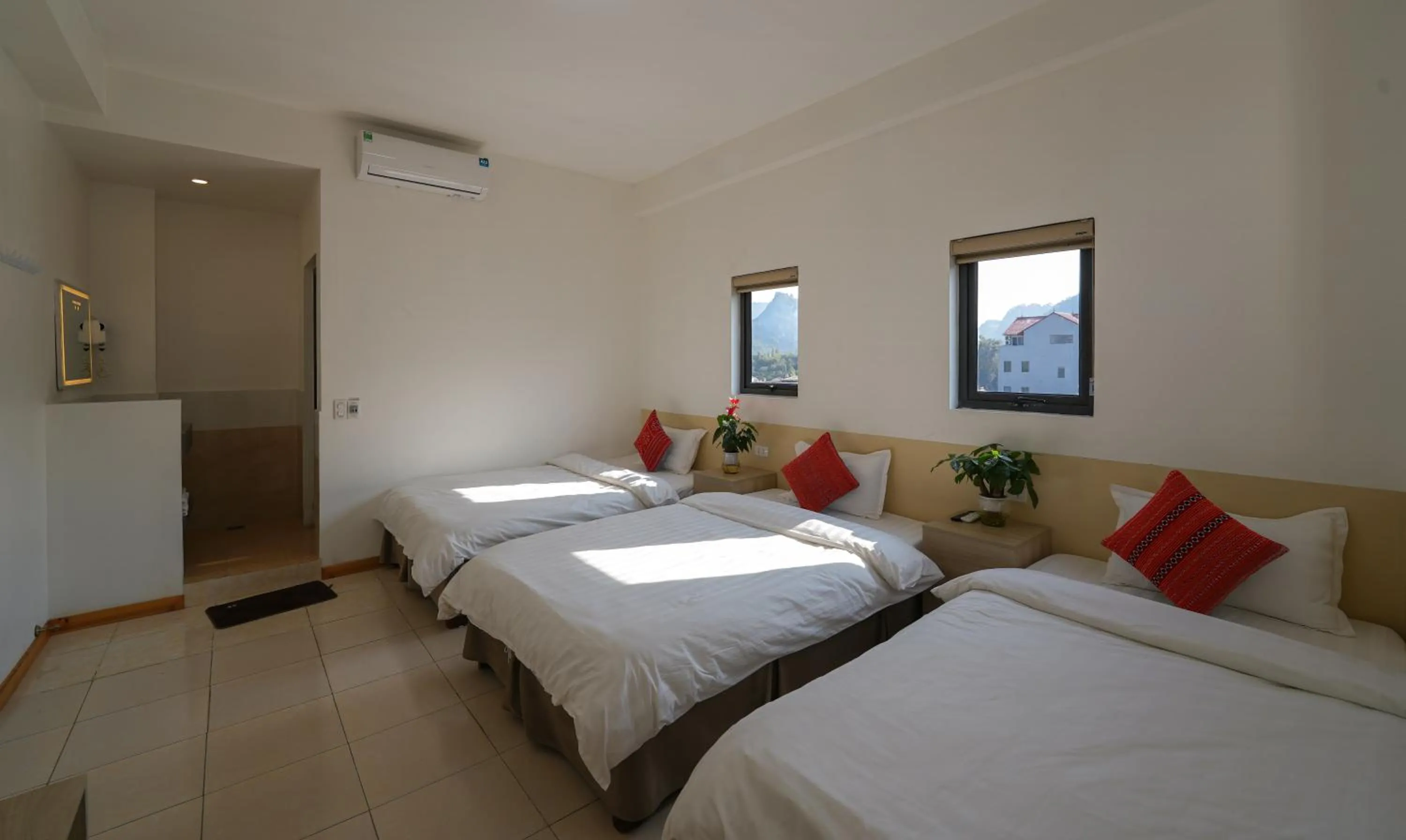 Bed in Cong Fu Hotel