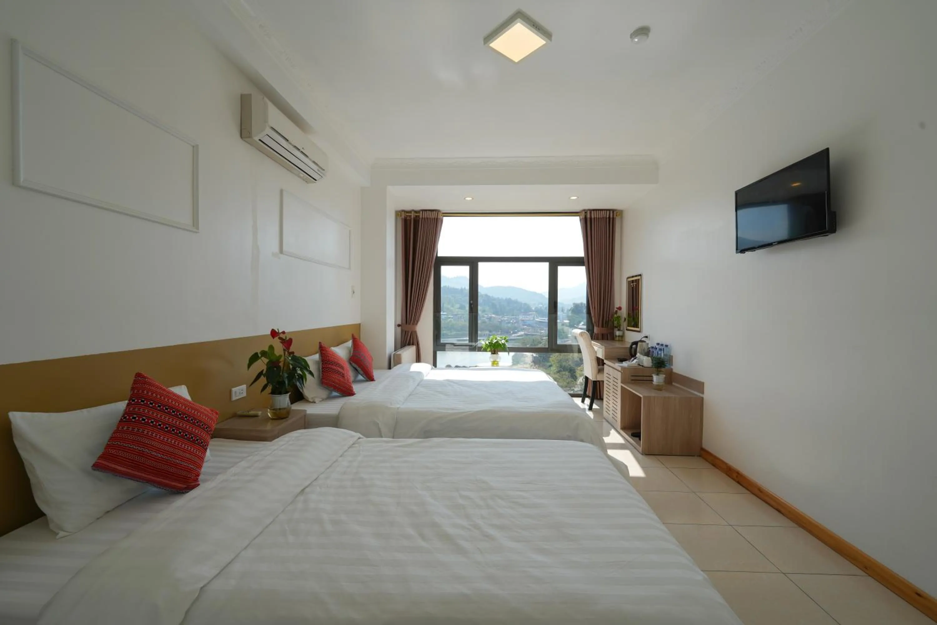 Bed in Cong Fu Hotel