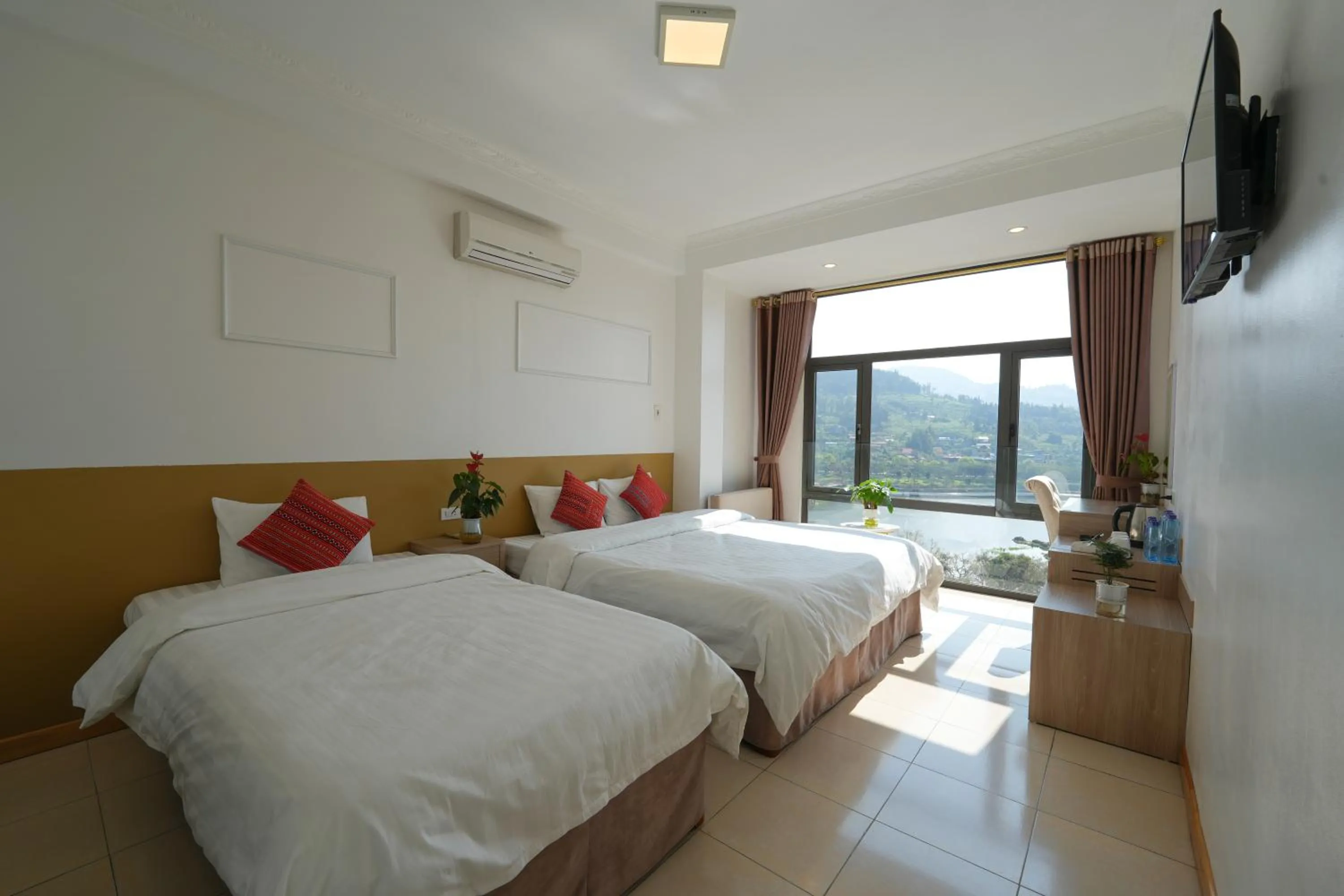 Bed in Cong Fu Hotel