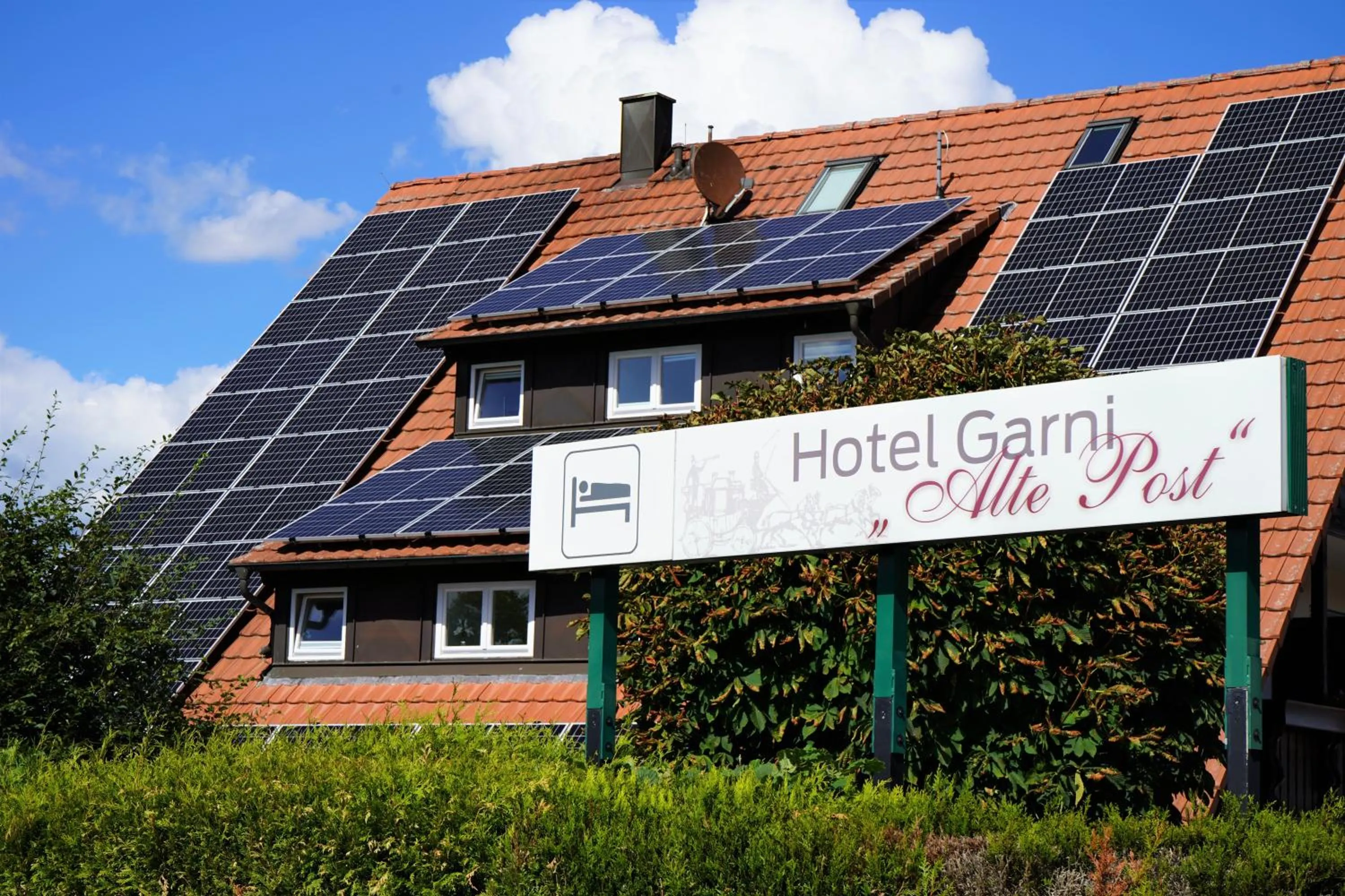 Property building in Hotel Garni Alte Post