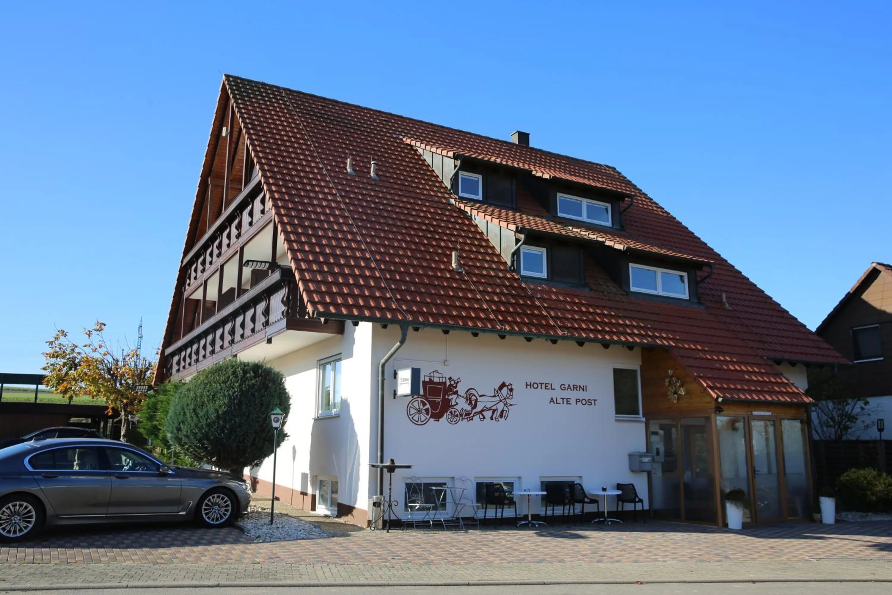 Property building in Hotel Garni Alte Post