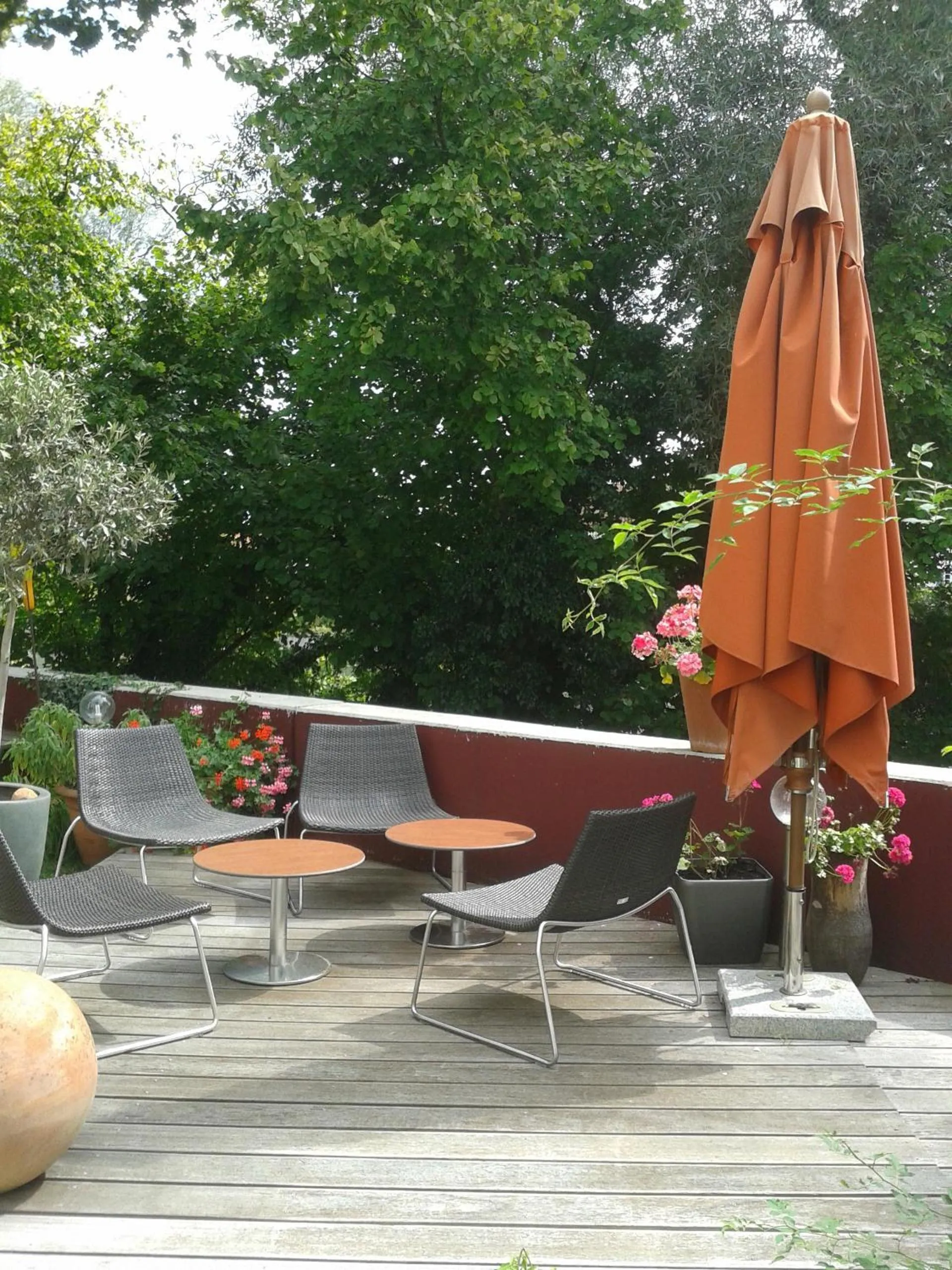 Balcony/Terrace in Hotel am Fluss