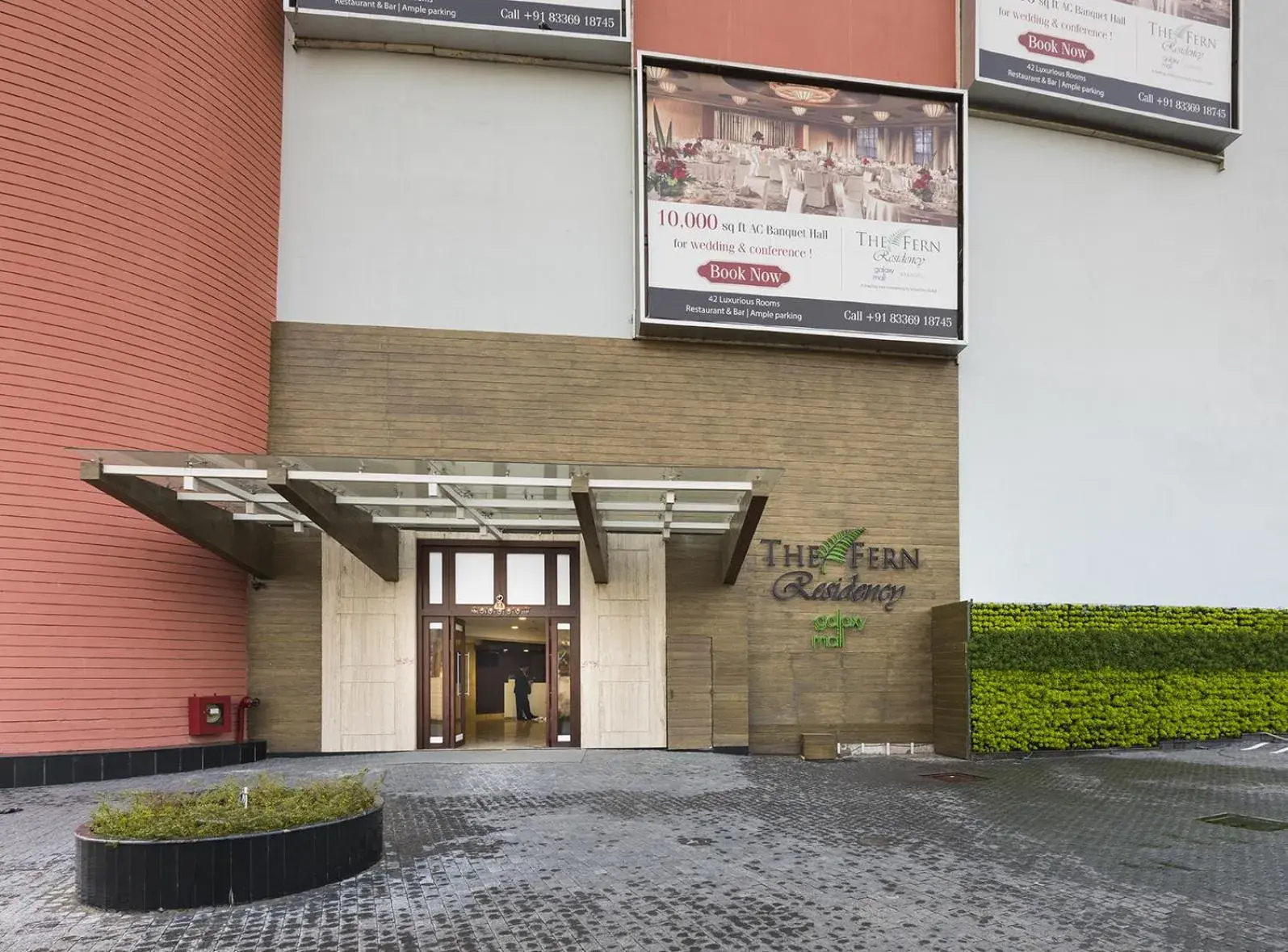 Facade/entrance in The Fern Residency Galaxy Mall Facade/entrance in The Fern Residency Galaxy Mall