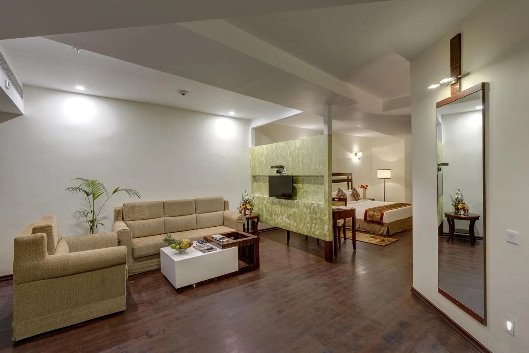 Bed in The Fern Residency Galaxy Mall