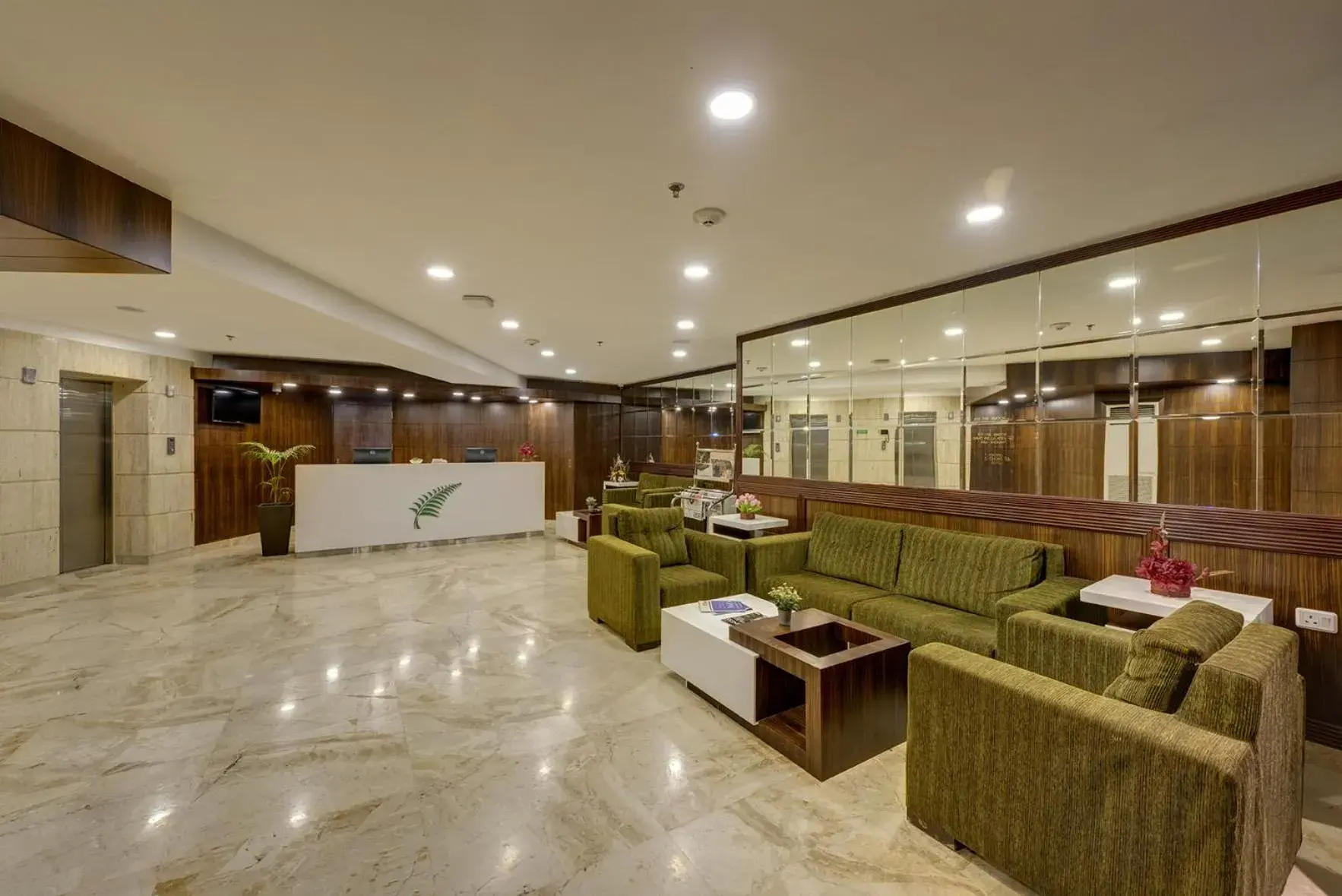 Lobby or reception in The Fern Residency Galaxy Mall Lobby or reception in The Fern Residency Galaxy Mall