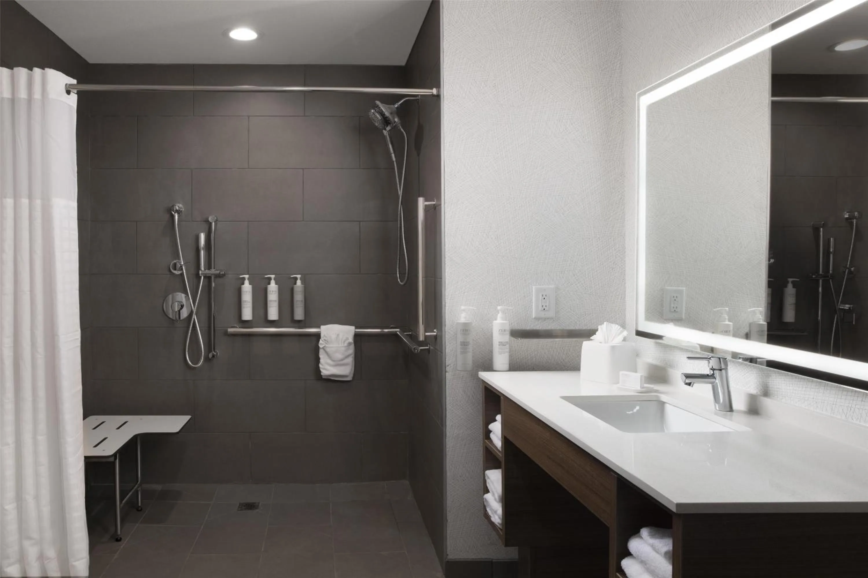 Bathroom in Home2 Suites By Hilton Dallas East