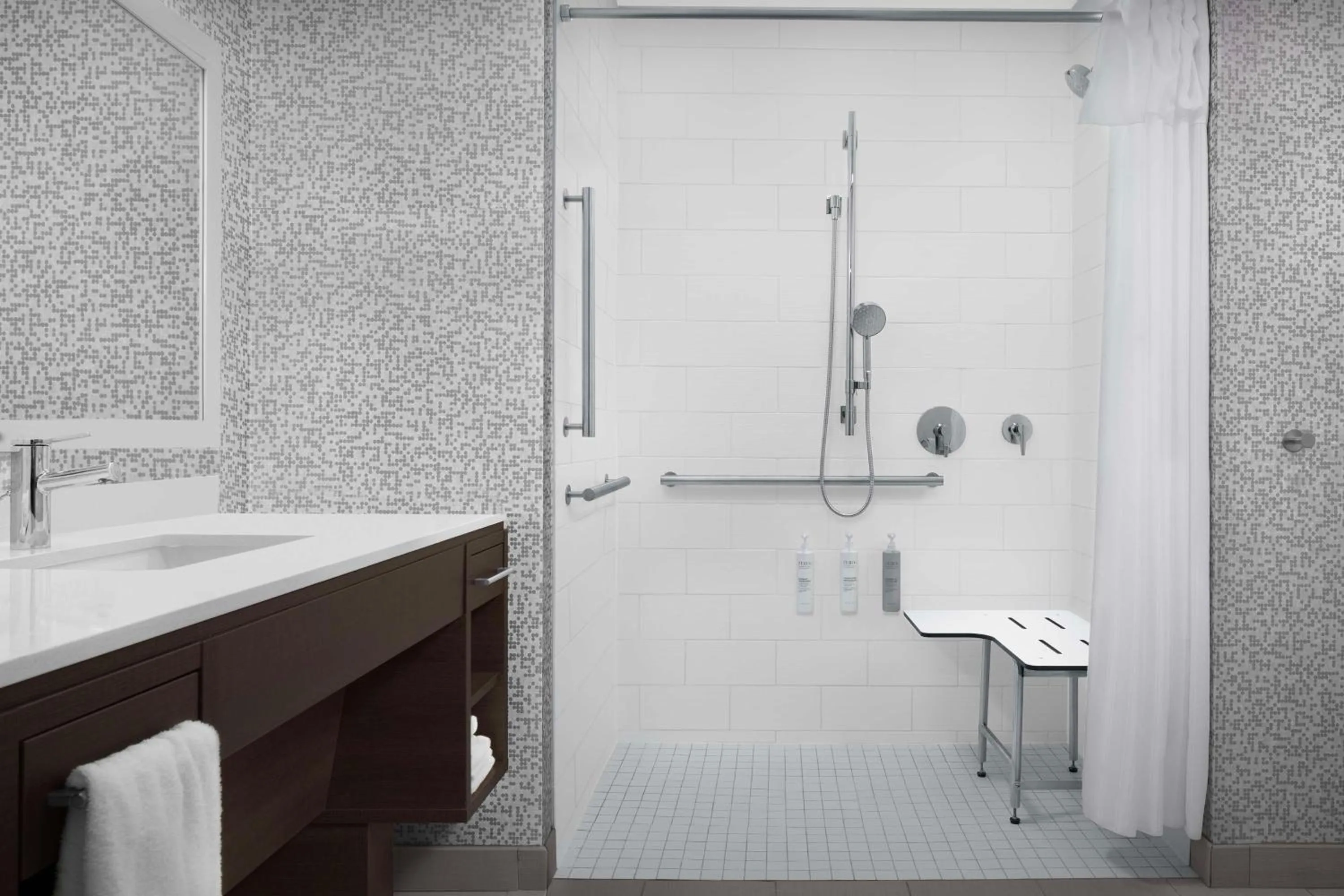 Bathroom in Home2 Suites By Hilton Poughkeepsie