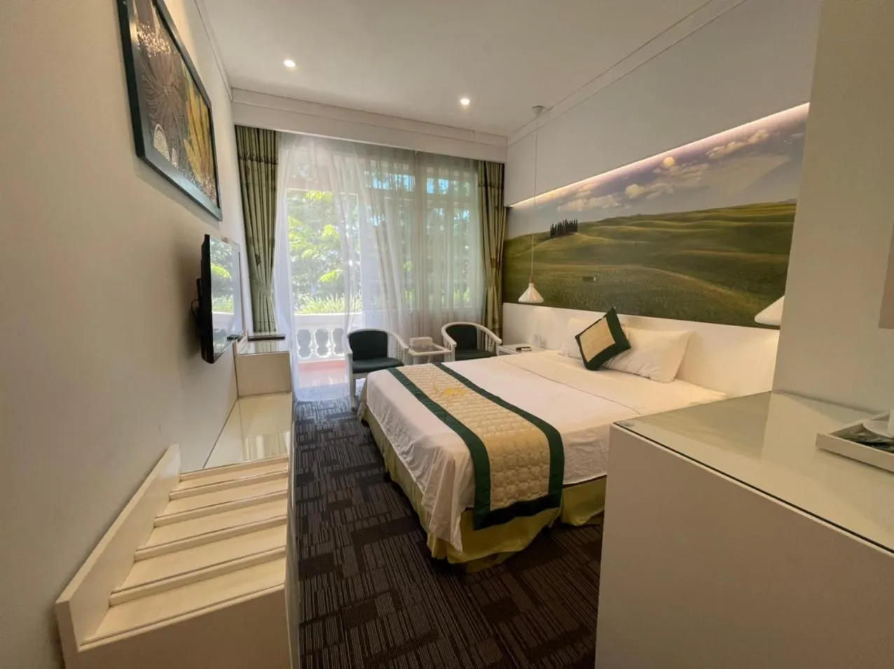 Bed in Tuong Vi Hotel