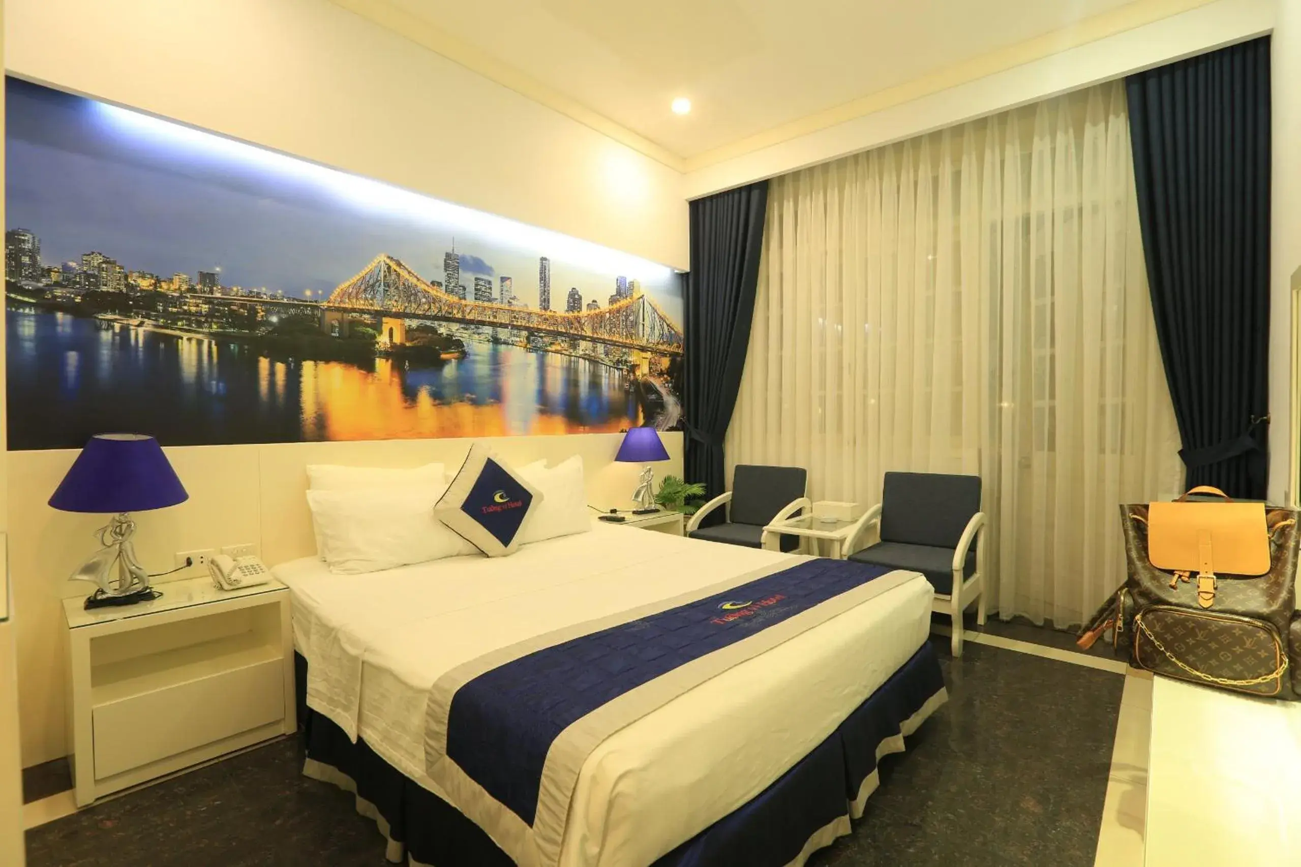 Bed in Tuong Vi Hotel Bed in Tuong Vi Hotel