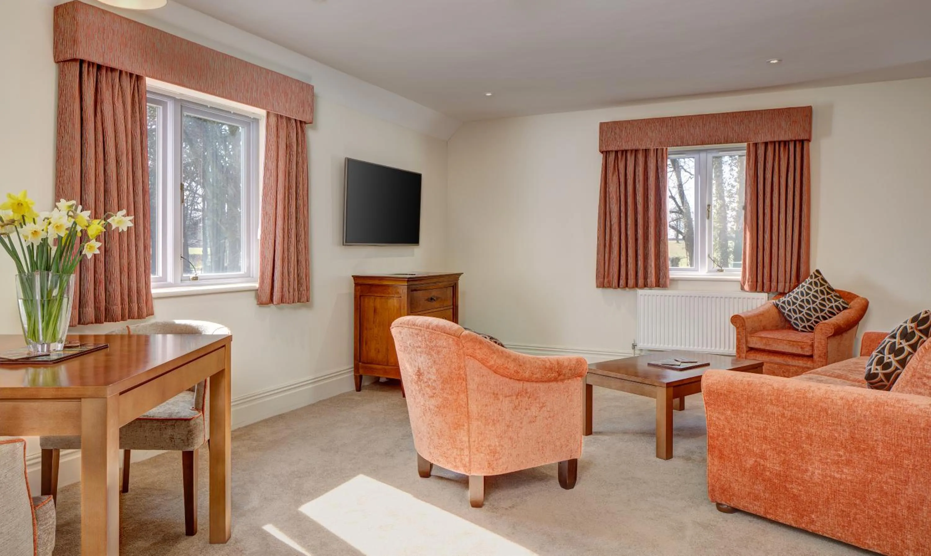 Seating area in Nailcote Hall