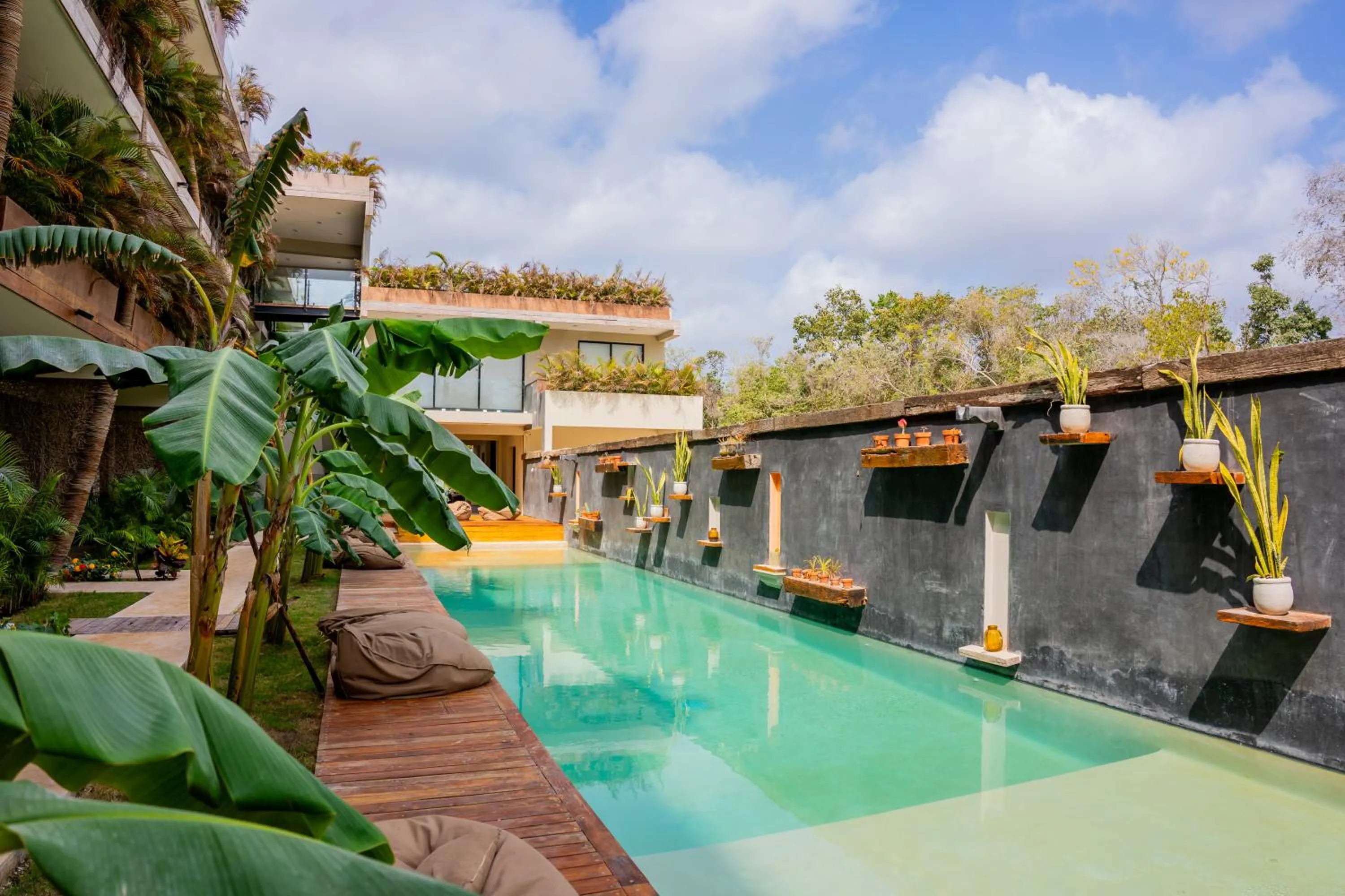 Garden in Xamira Tulum Studios