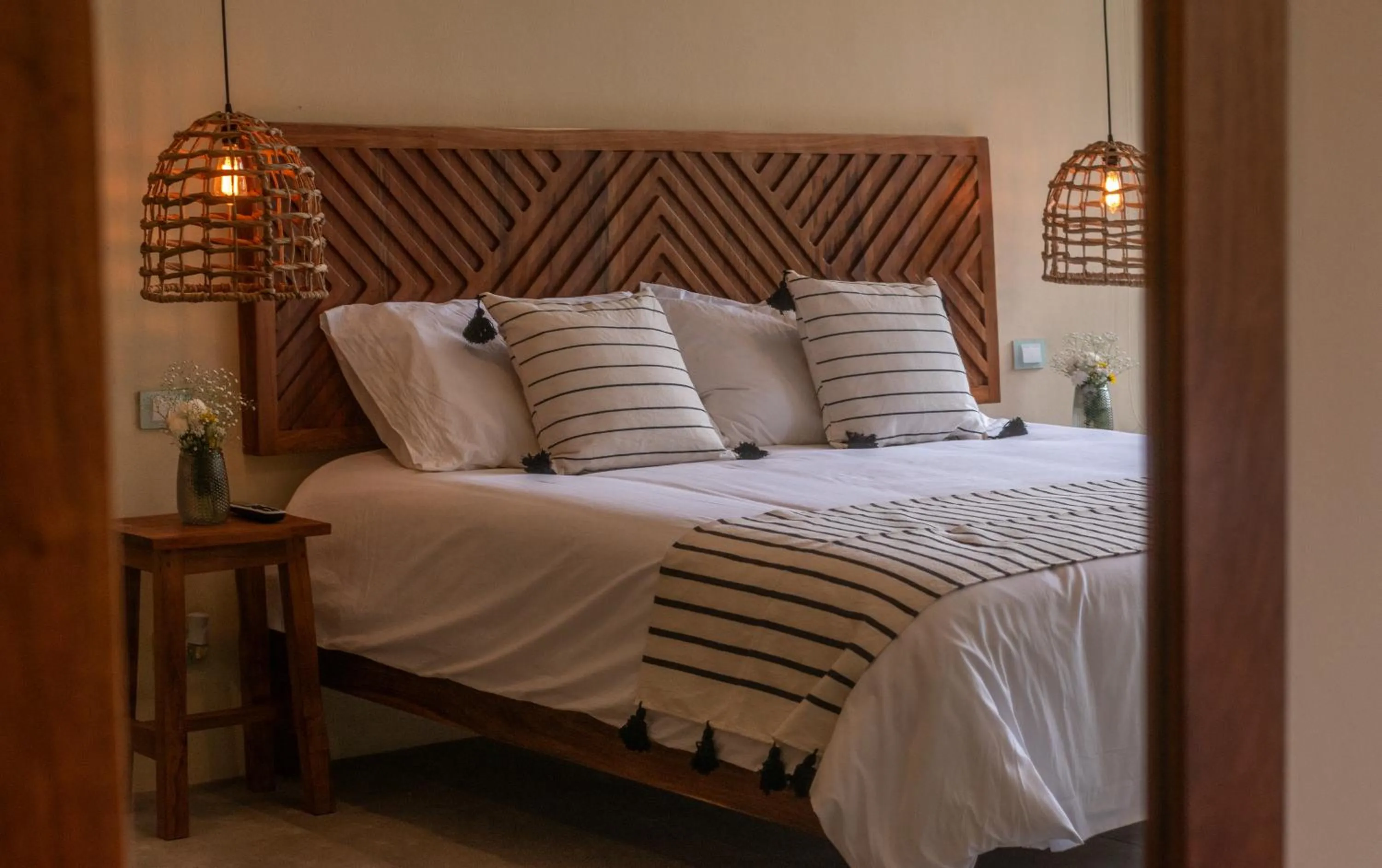 Bed in Xamira Tulum Studios