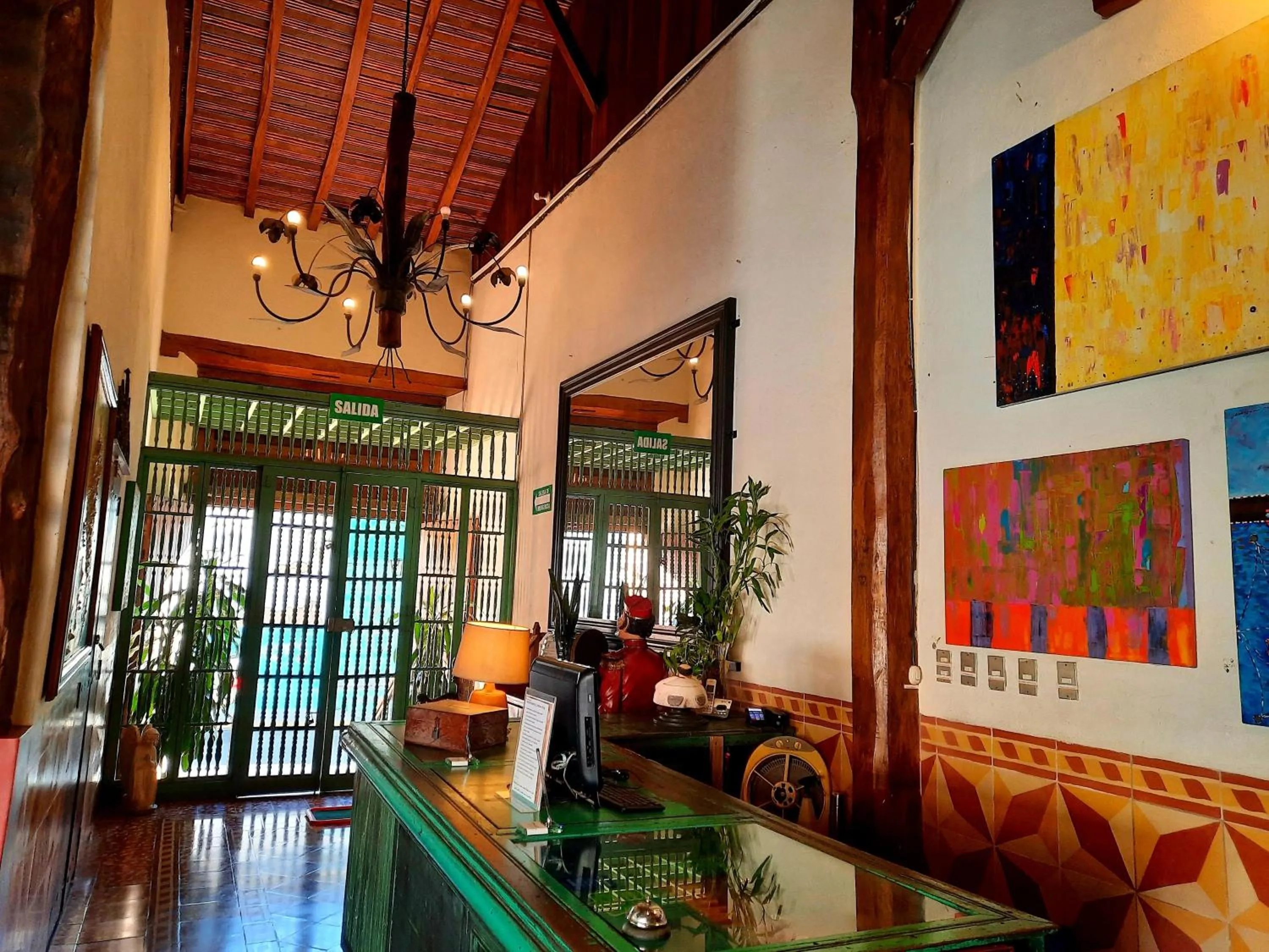 Lobby or reception in Hotel La Posada del Doctor