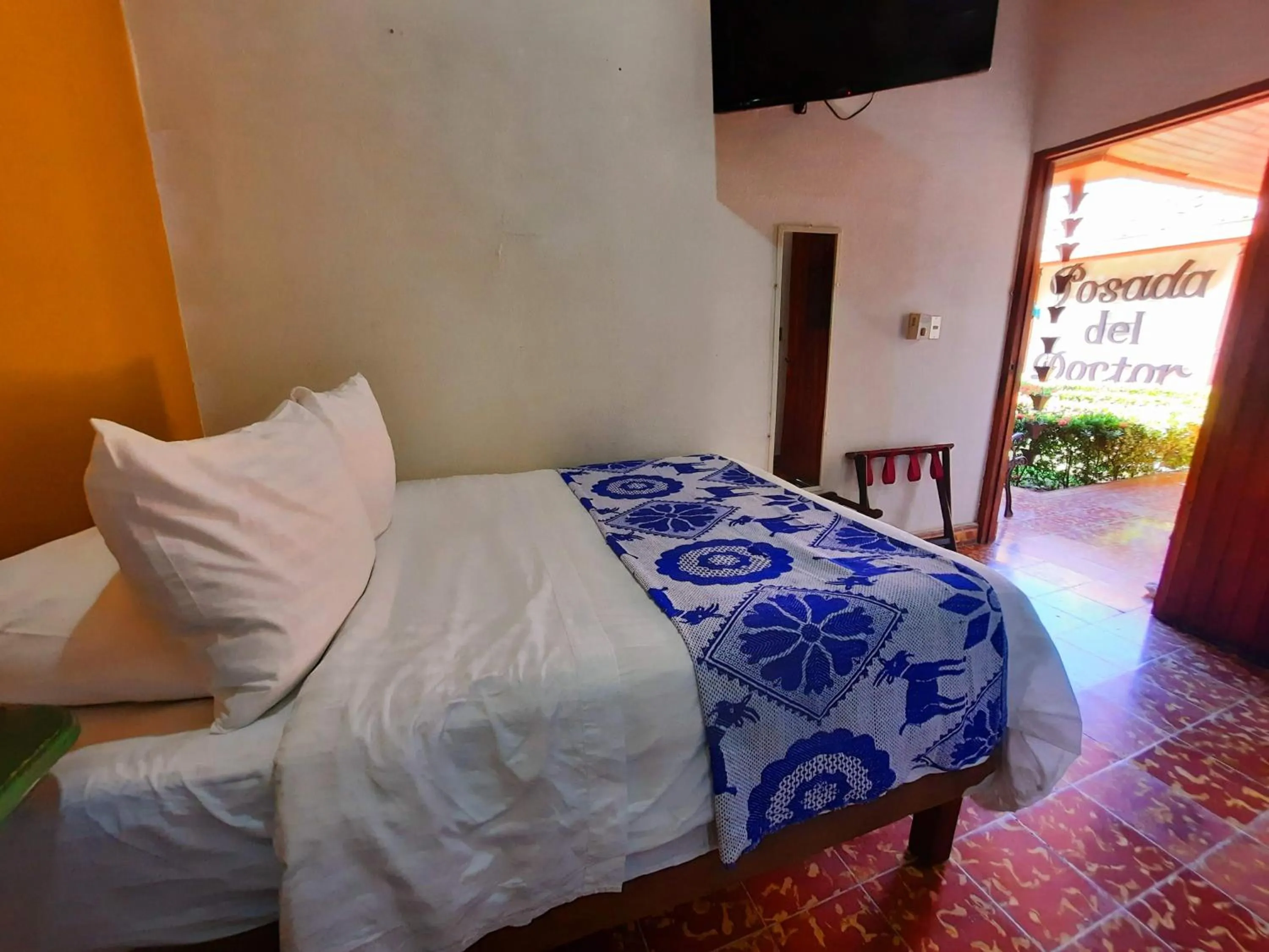 Bed in Hotel La Posada del Doctor