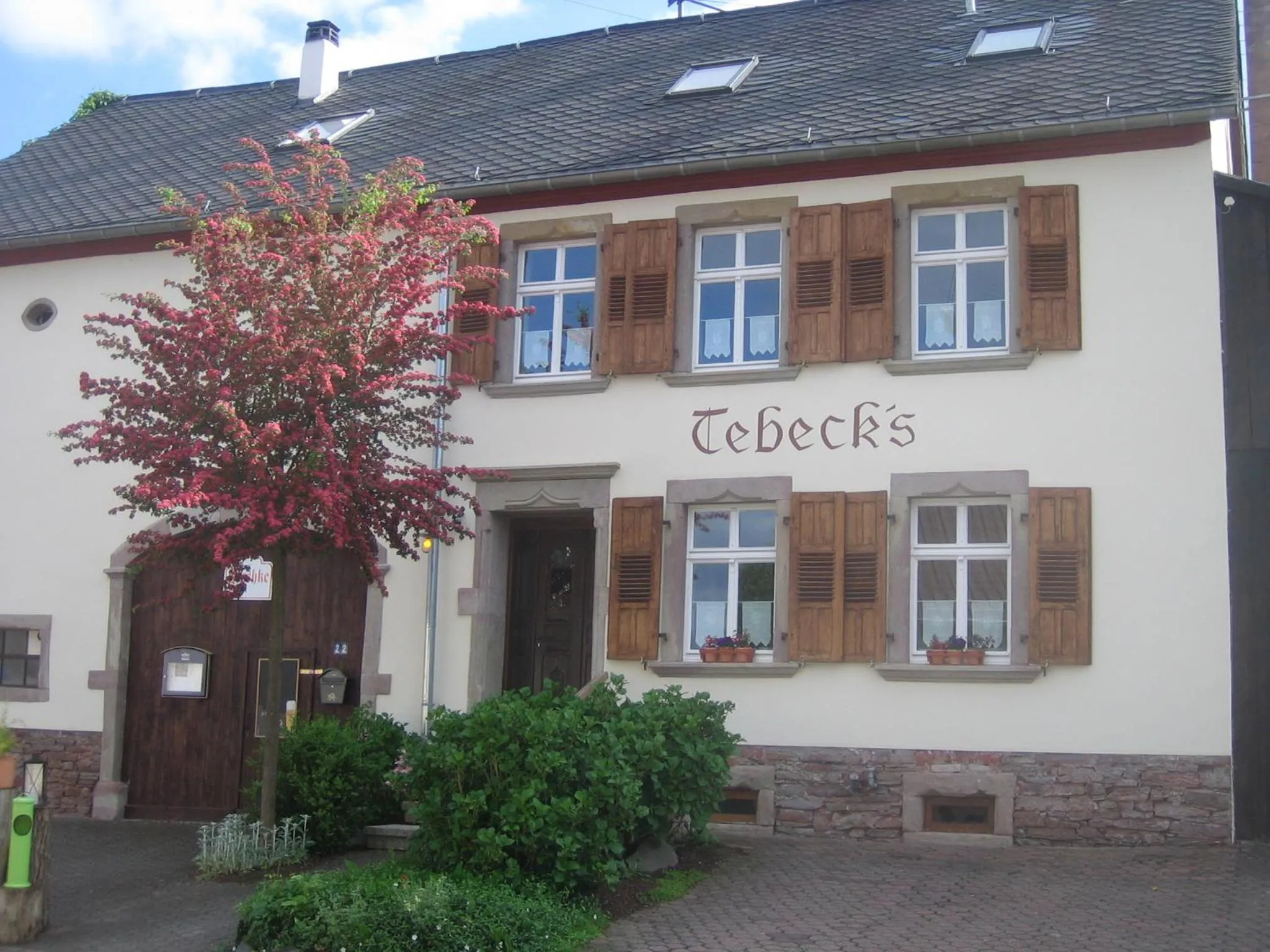 Property building in Ferienwohnungen Bistro Tebecks