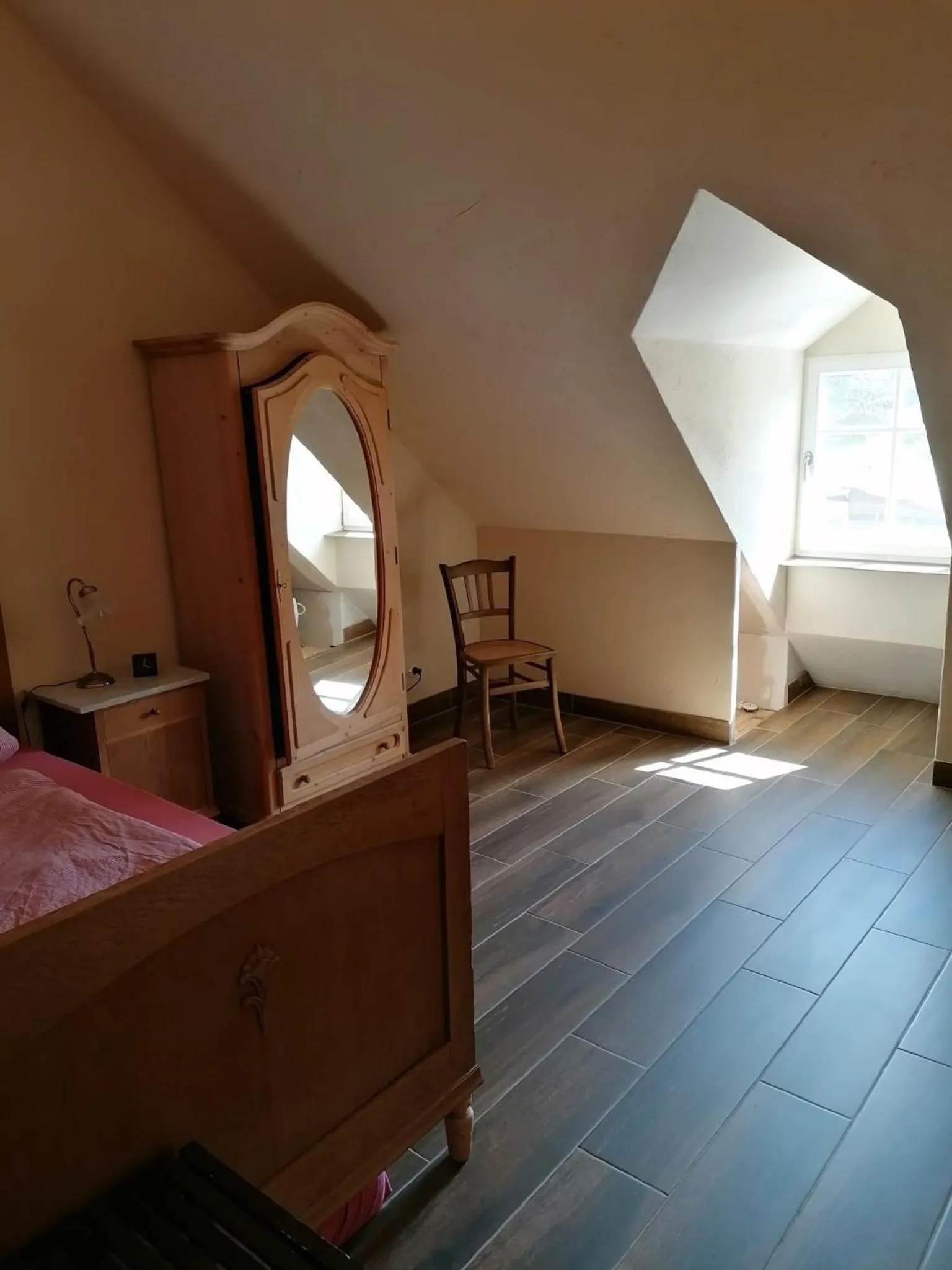 Bed in Ferienwohnungen Bistro Tebecks