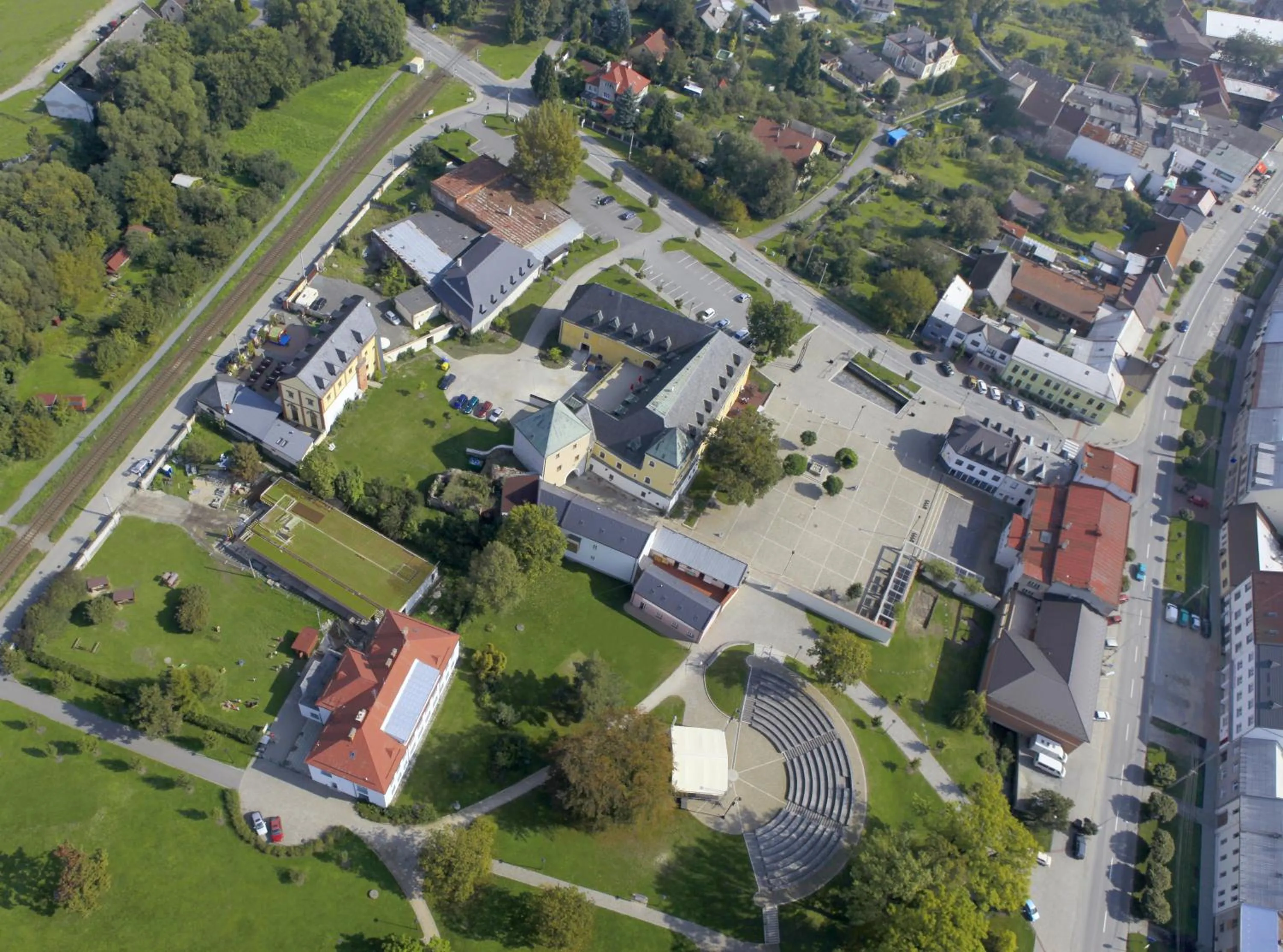 Bird's eye view in Hotel Zámek Velká Bystřice