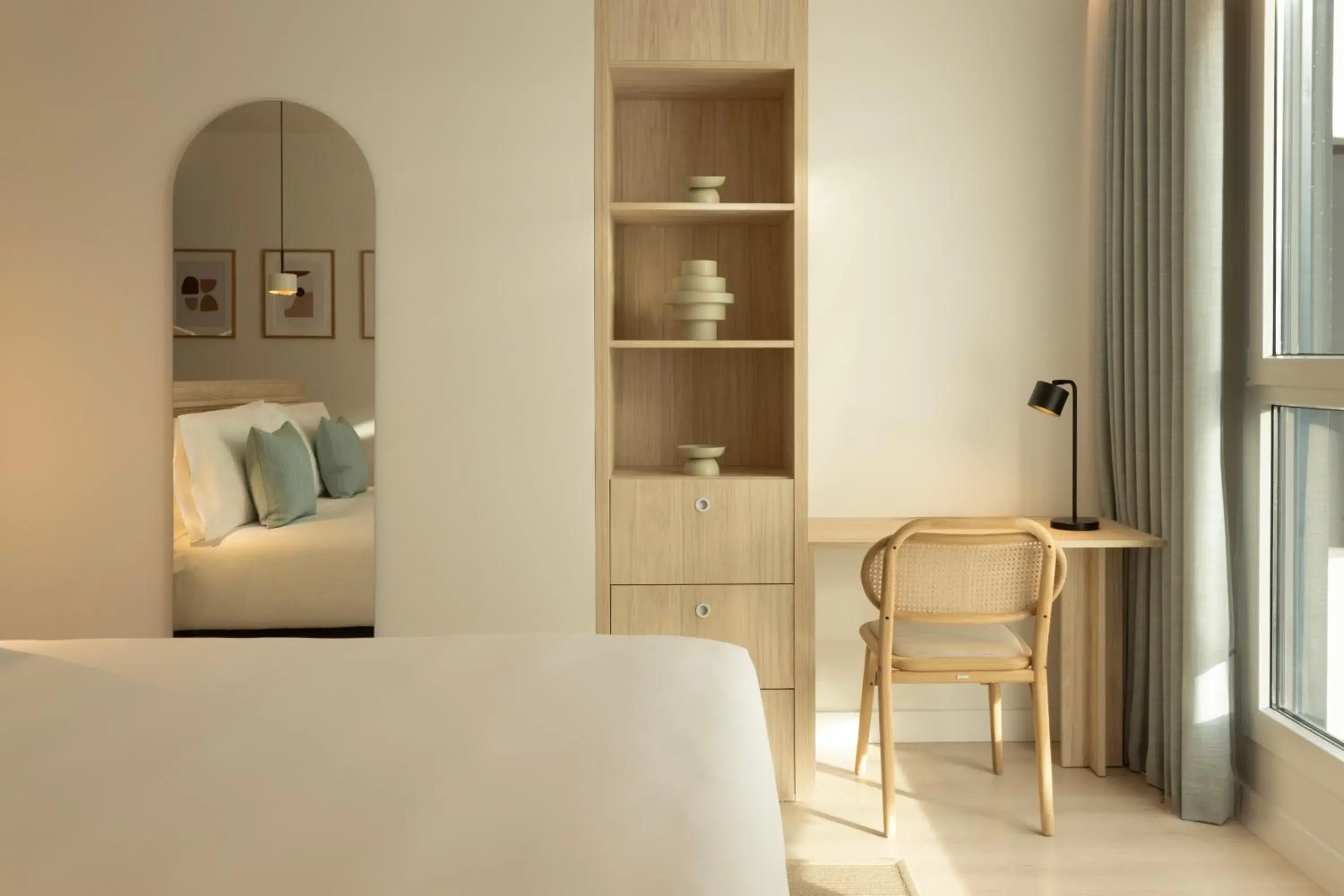 Seating area, Bed in Staybridge Suites & Apartments Malaga by IHG Seating area, Bed in Staybridge Suites & Apartments Malaga by IHG