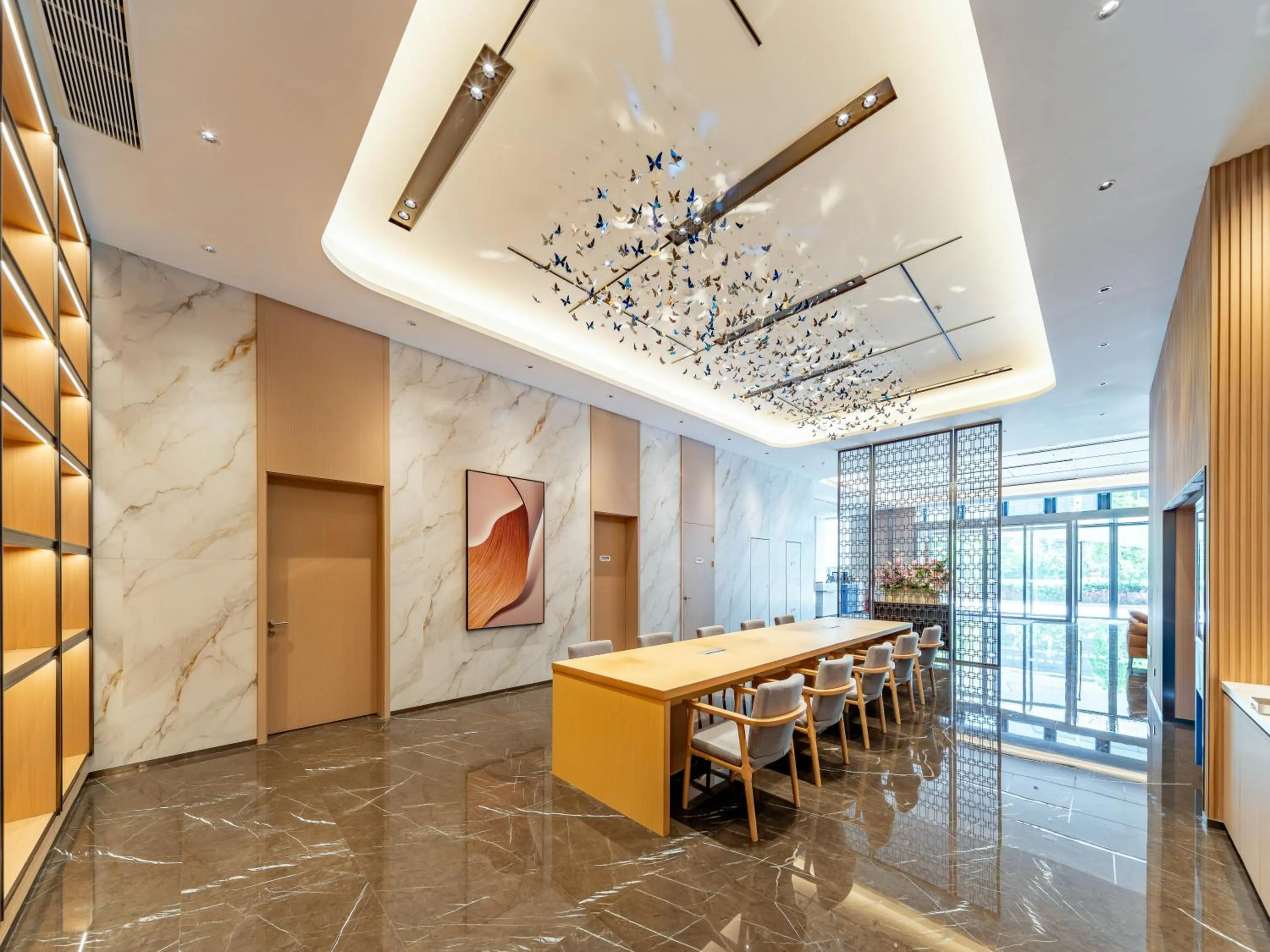 Lobby or reception in Holiday Inn Express Nanjing Riverside by IHG