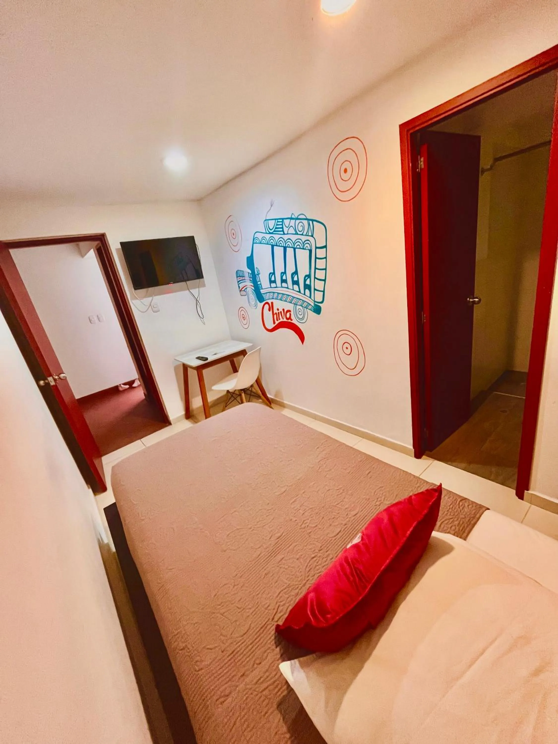 Bed in Hostal Amanari