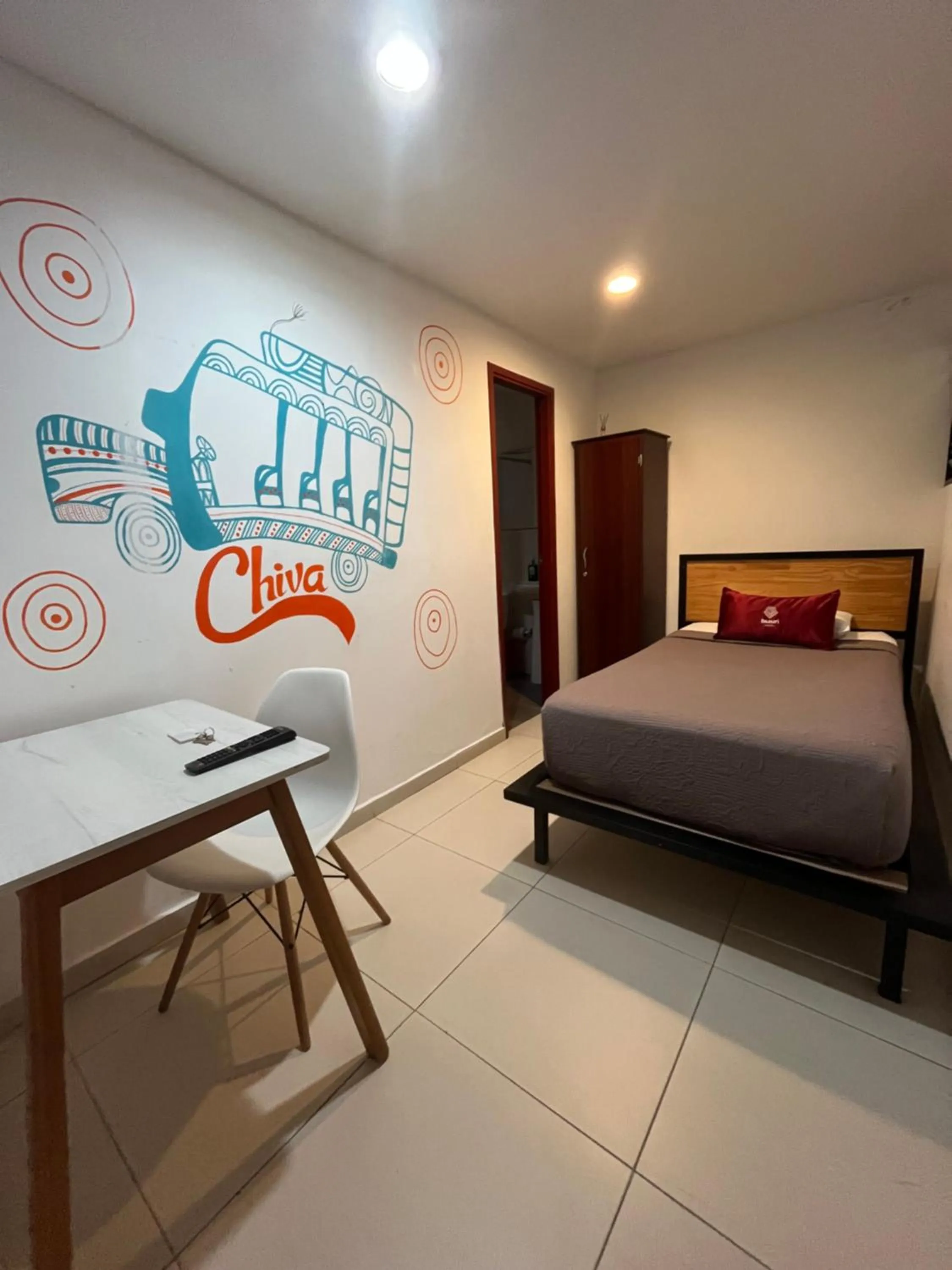 Bed in Hostal Amanari