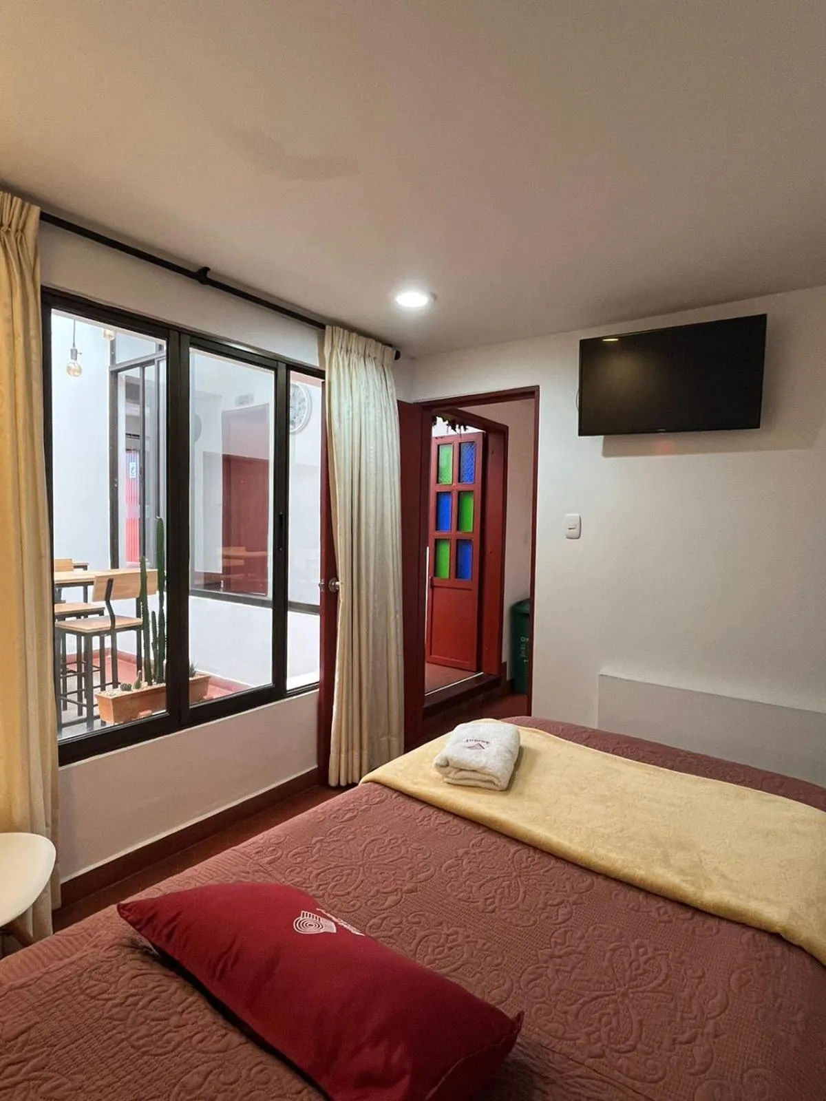 Bed in Hostal Amanari