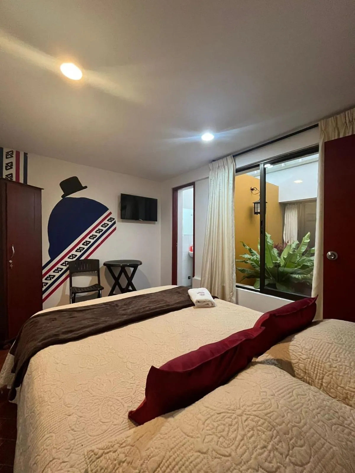 Bedroom, Bed in Hostal Amanari