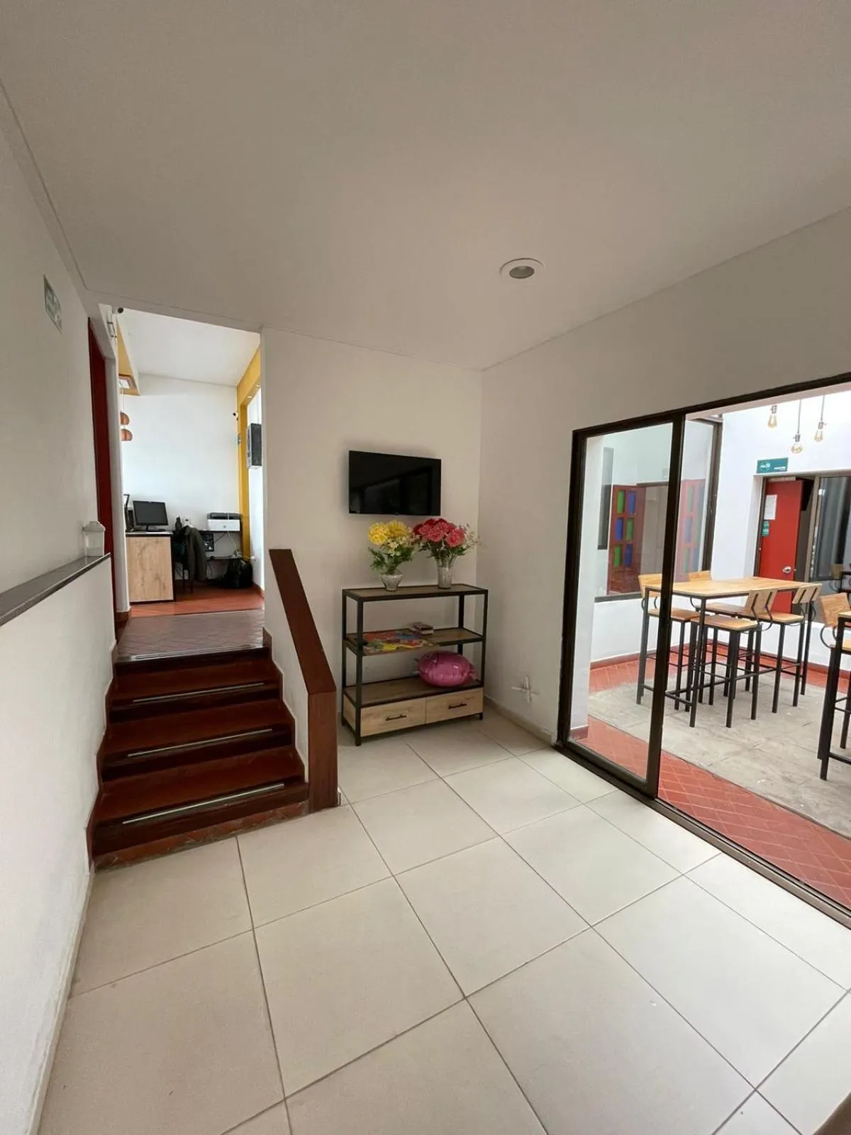 Living room in Hostal Amanari