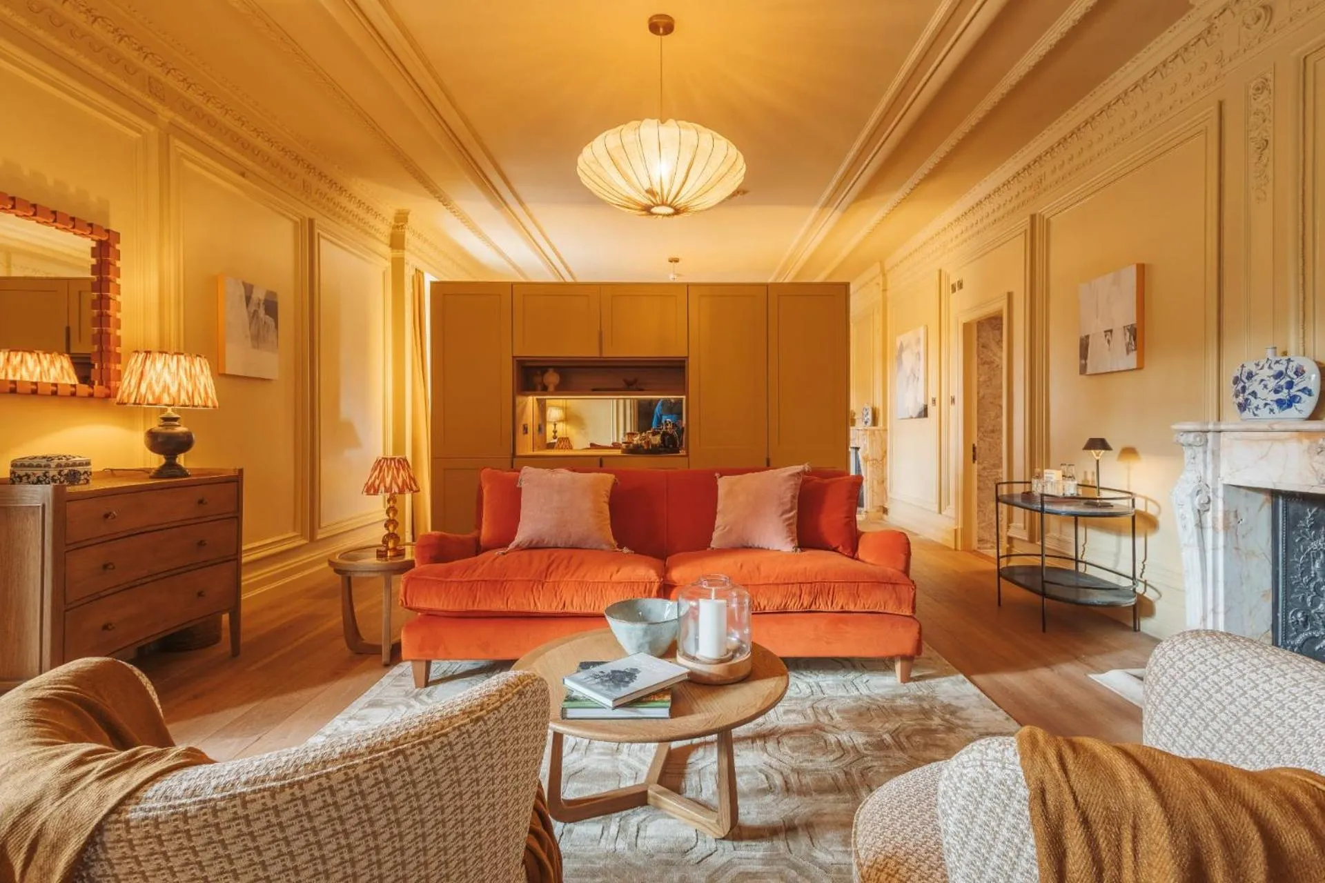 Seating area in Pine Trees Hotel Pitlochry
