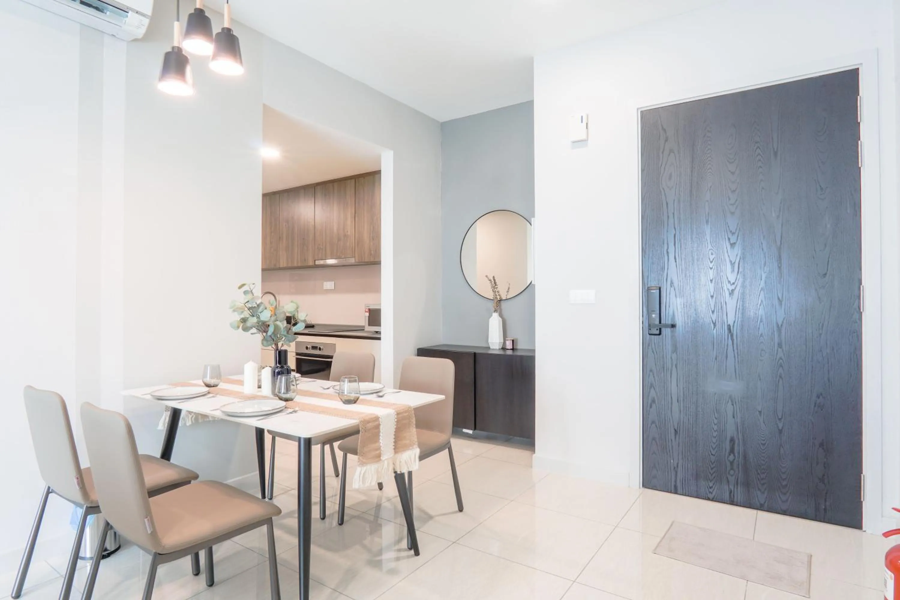 Dining area in Datum Jelatek Residence by Airhost