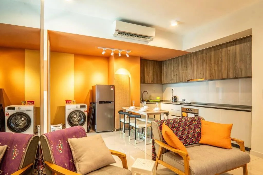 Kitchen or kitchenette in Datum Jelatek Residence by Airhost