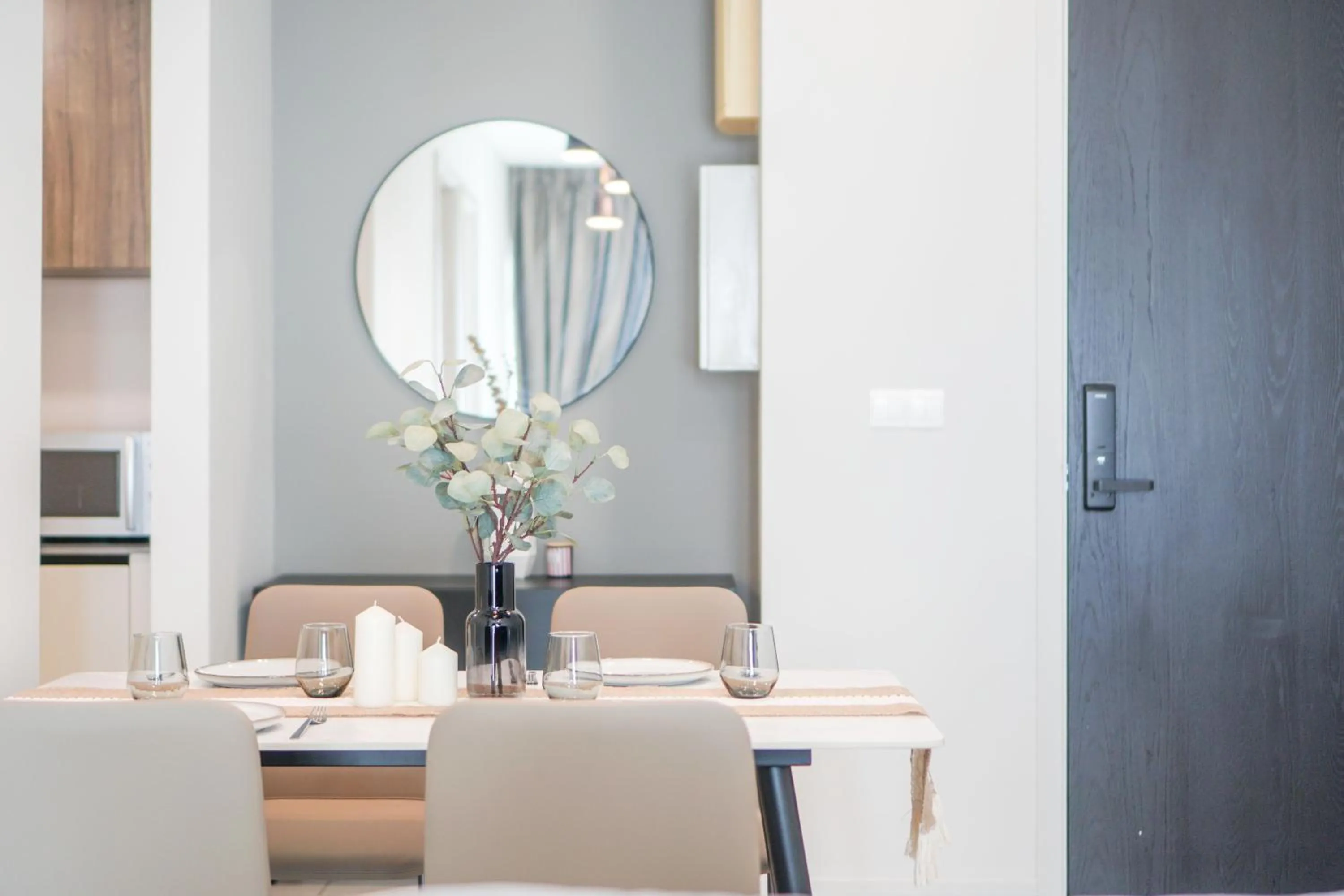 Dining area in Datum Jelatek Residence by Airhost