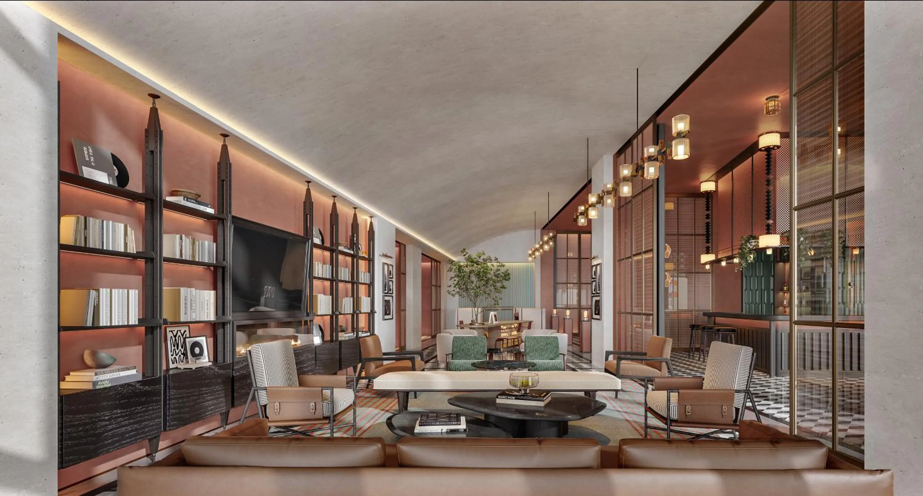 Seating area in Citadines Connect East Chengdu